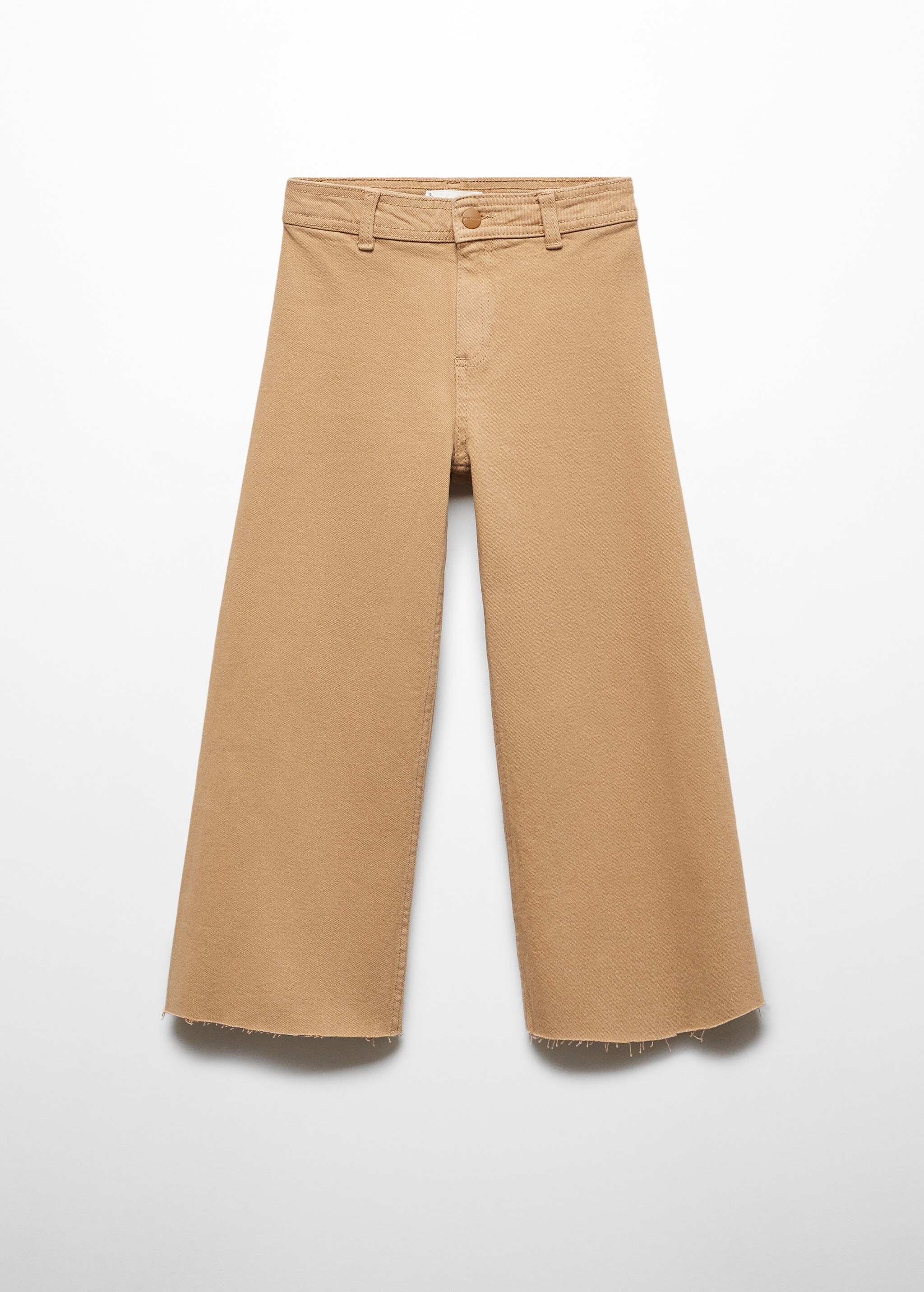 Jeans culotte bajo deshilachado - Artículo sin modelo