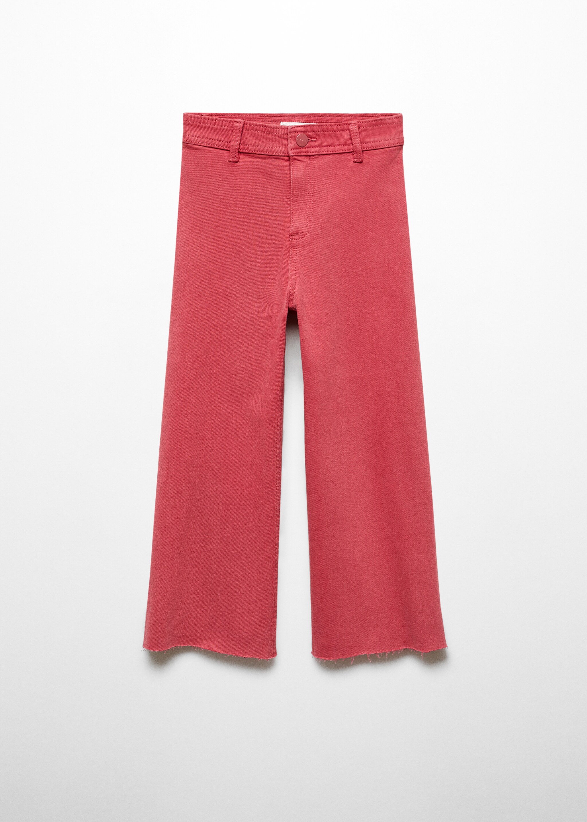 Frayed hem culotte jeans - Article without model
