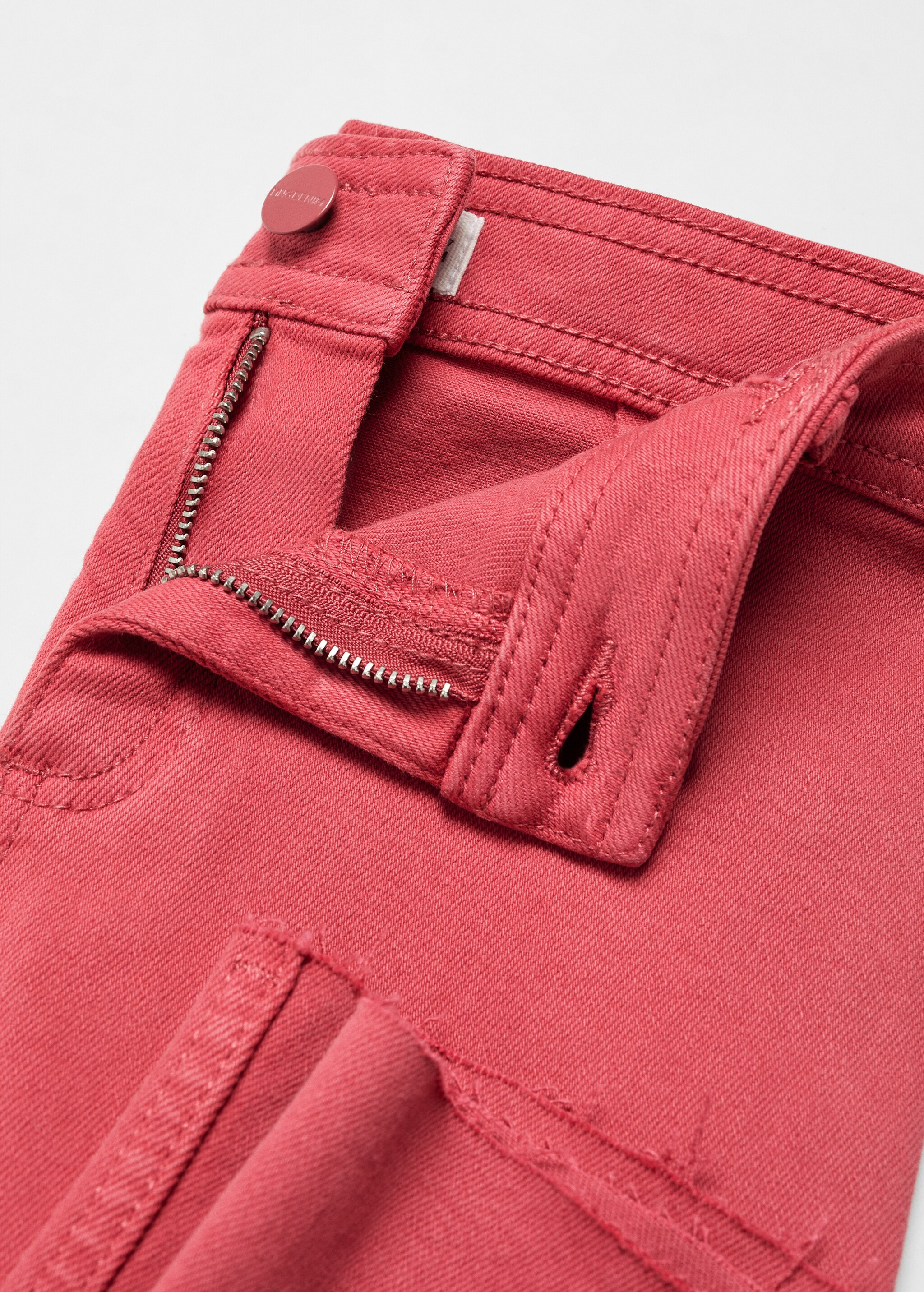 Frayed hem culotte jeans - Details of the article 8
