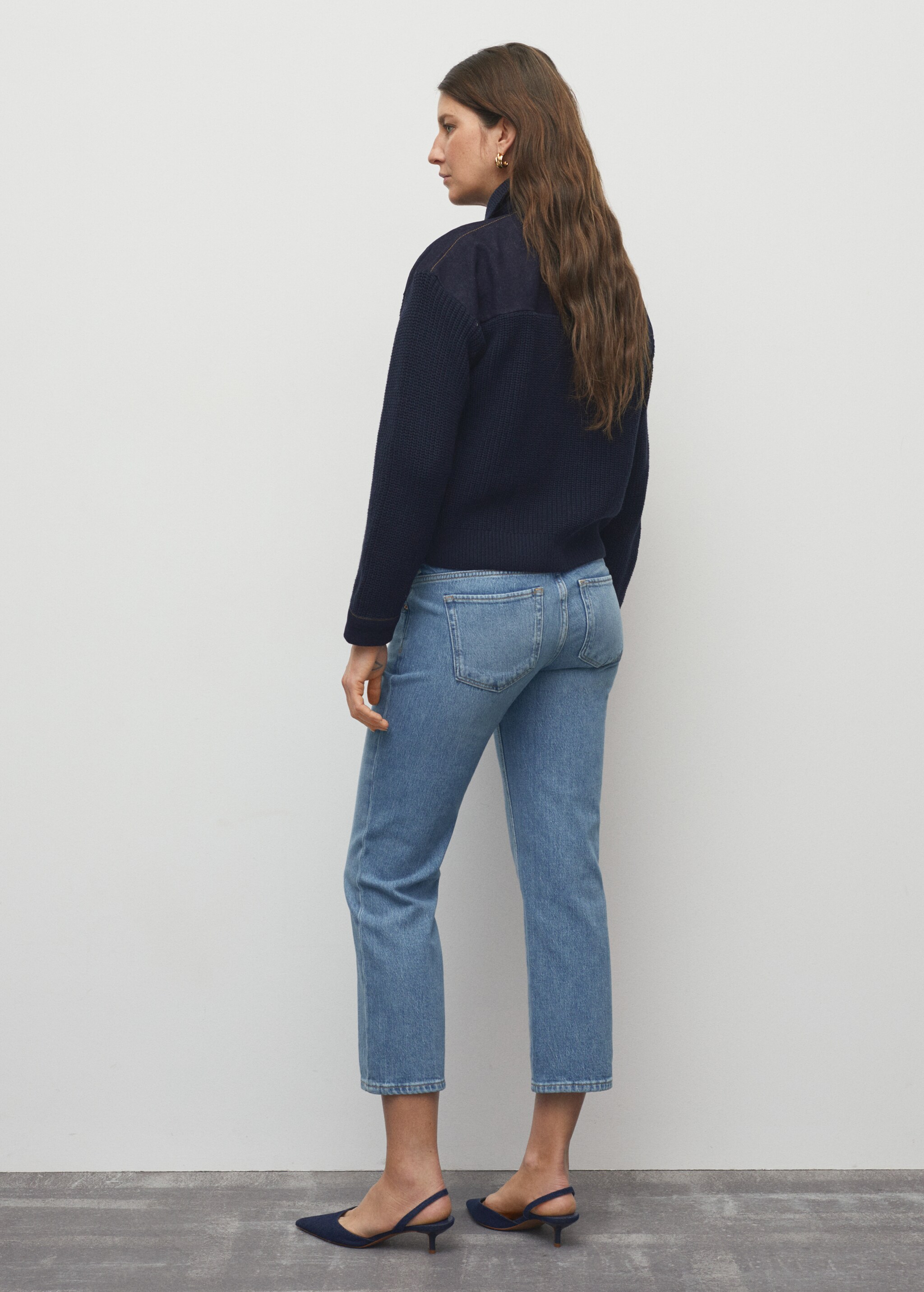 Maternity Straight Jeans - Reverse of the article