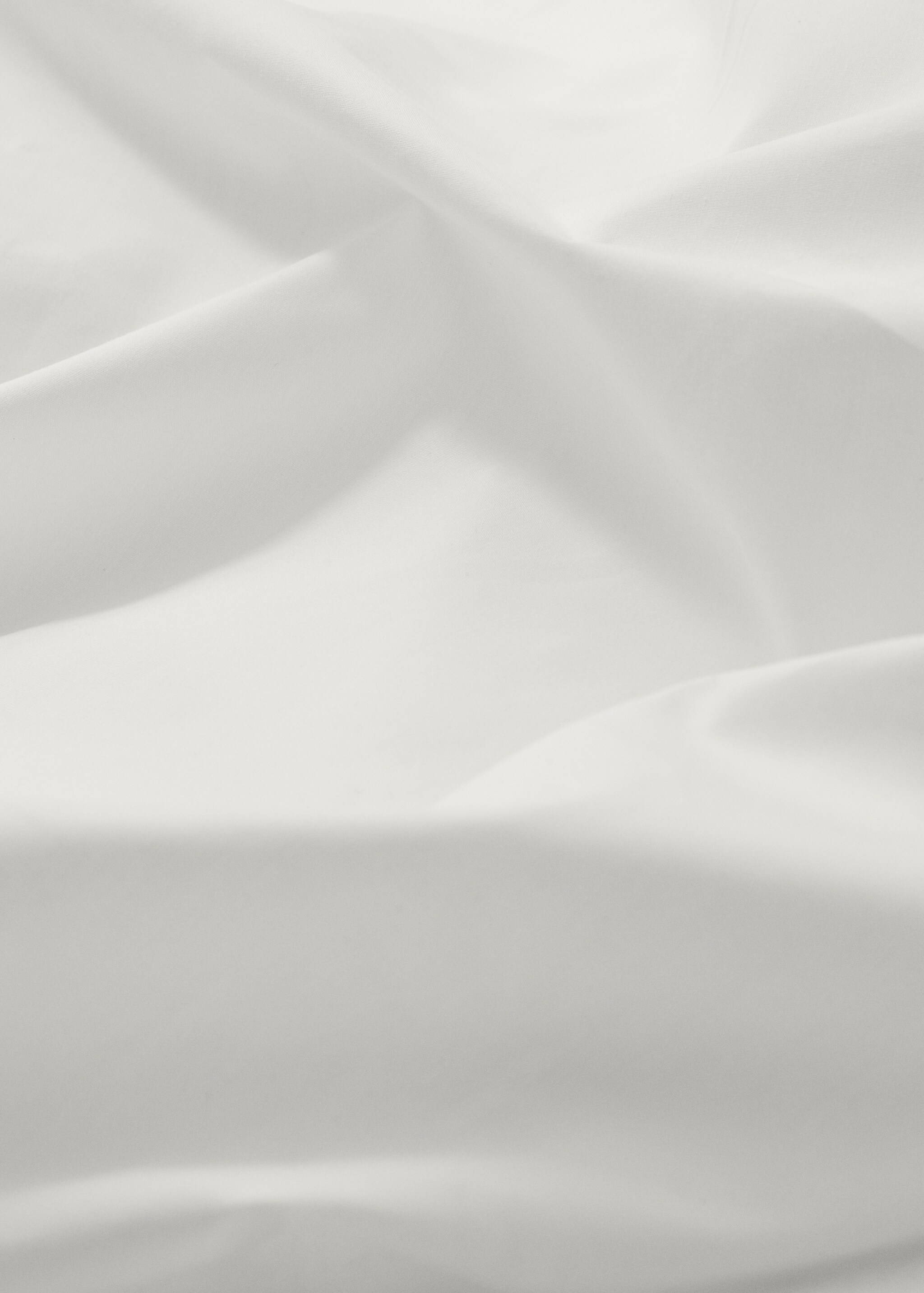 Percale cotton fitted sheet 300 threads for king bed - Details of the article 2