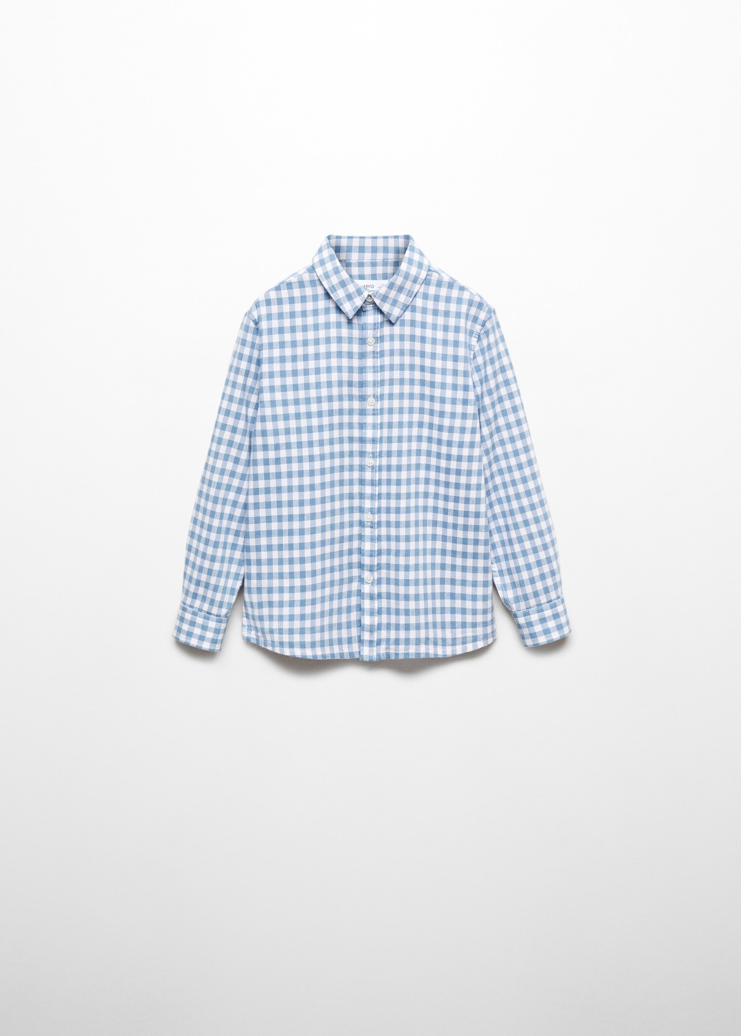 Gingham check cotton shirt - Article without model