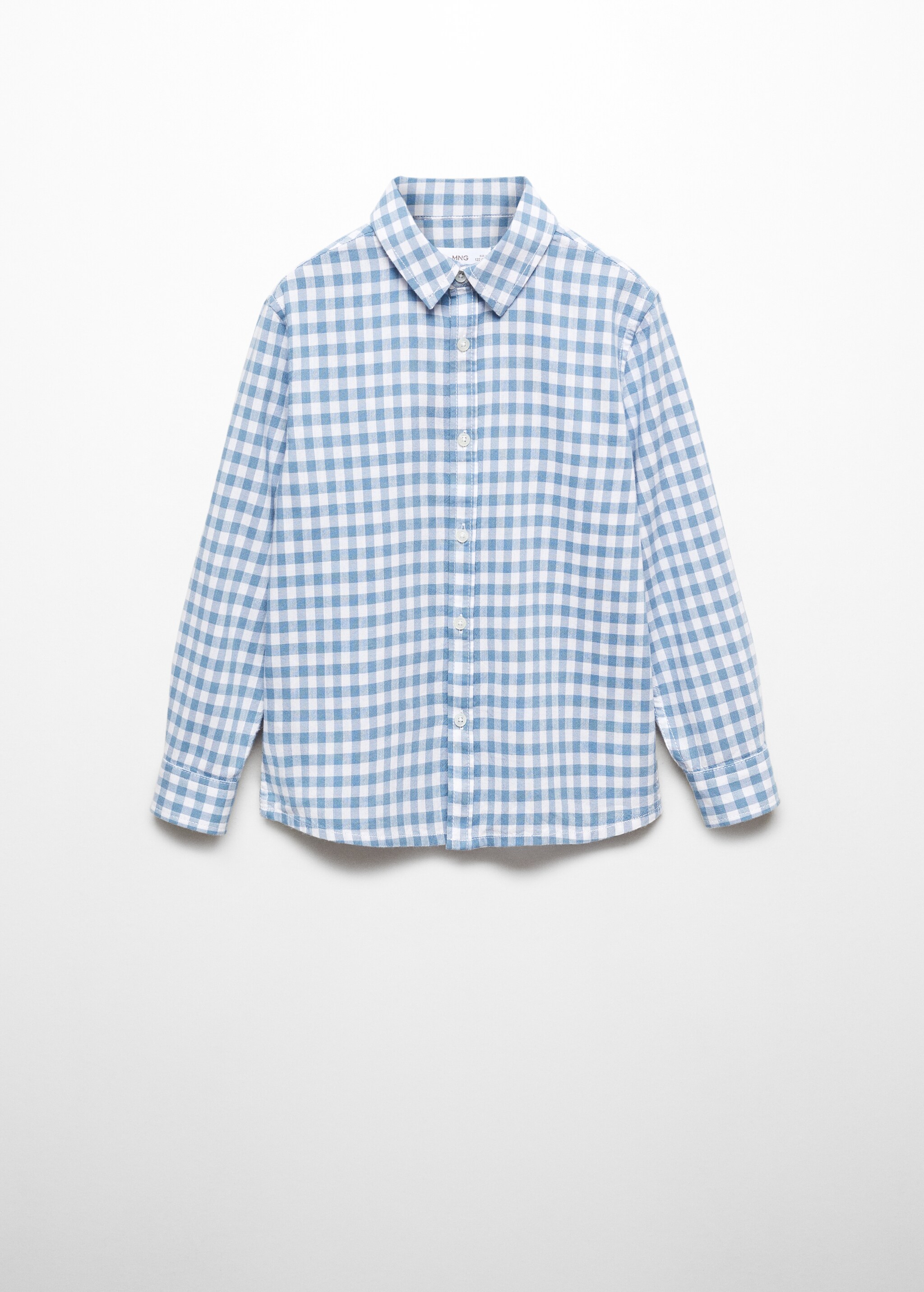 Gingham check cotton shirt - Article without model