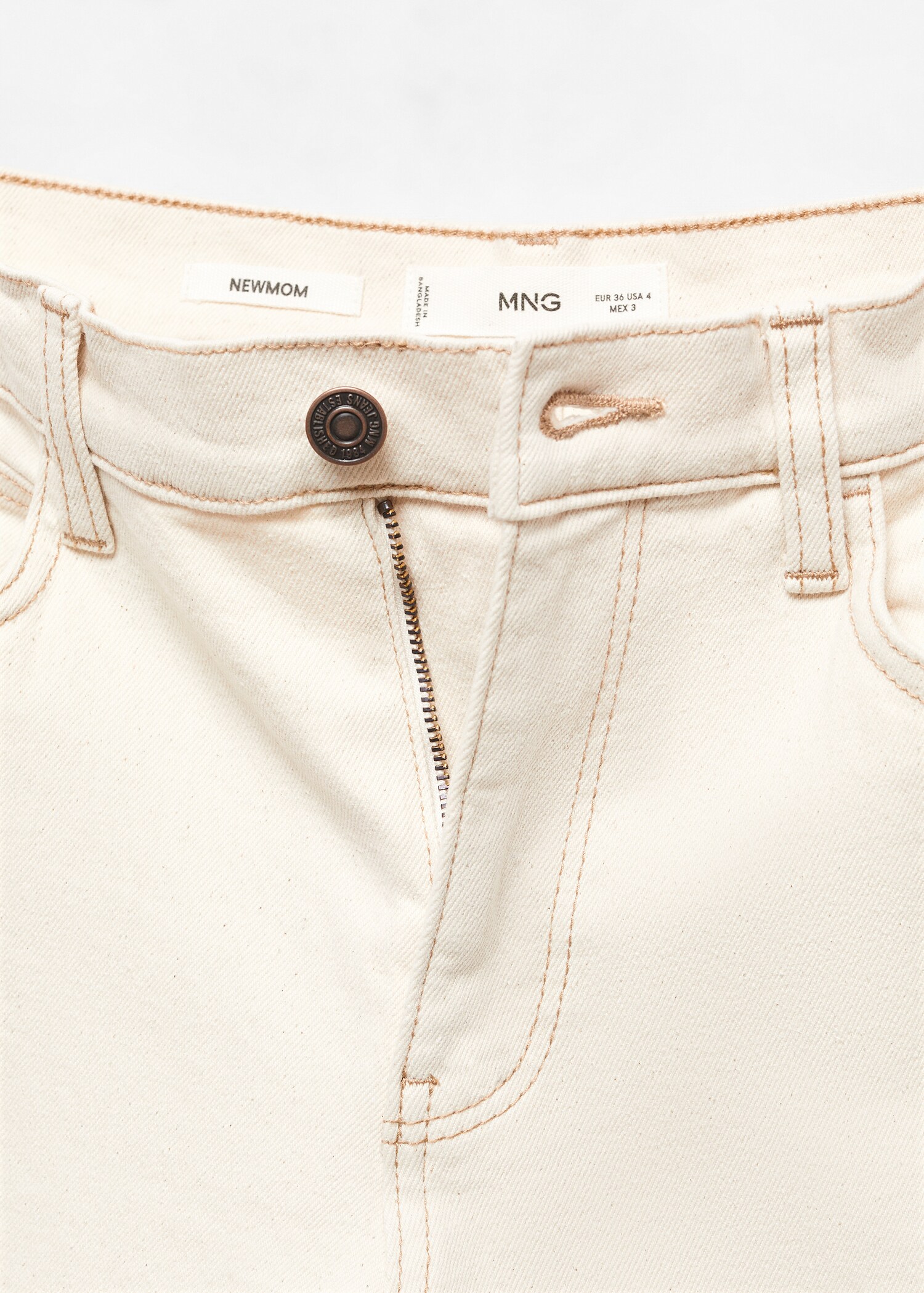 Mom comfort high-rise jeans - Details of the article 8