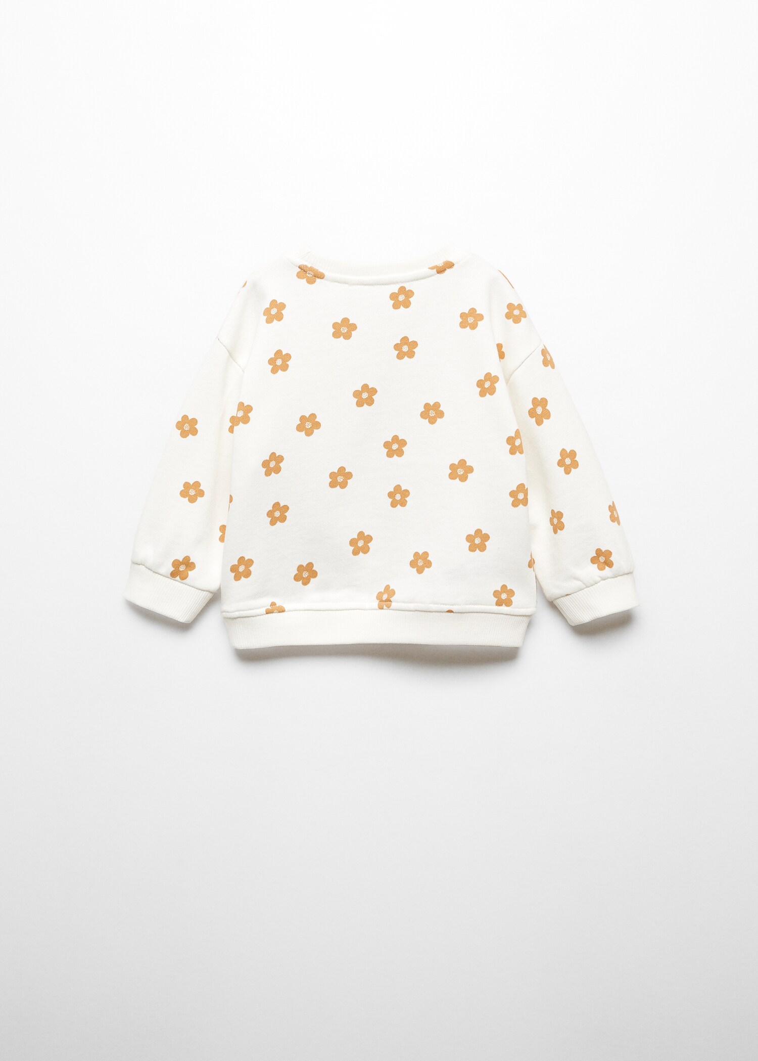 Çiçekli sweatshirt - Ürünün arkası