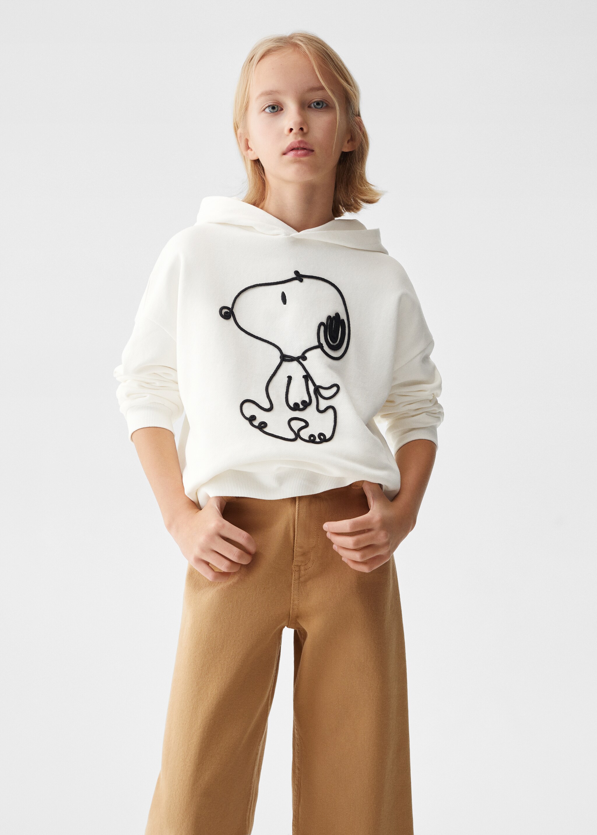 Hooded Snoopy sweatshirt - Medium plane