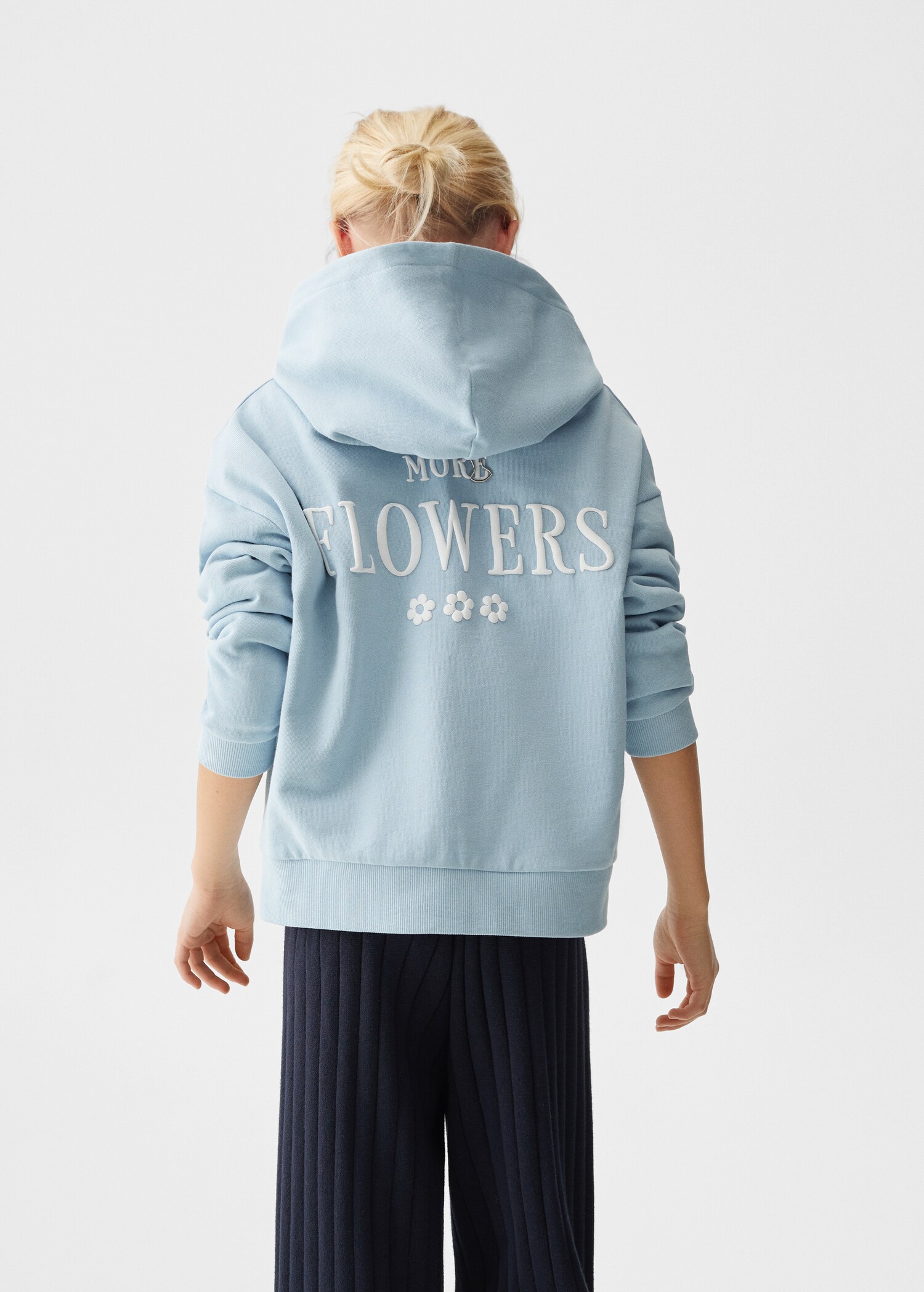 Sweater coton message - Verso de l’article