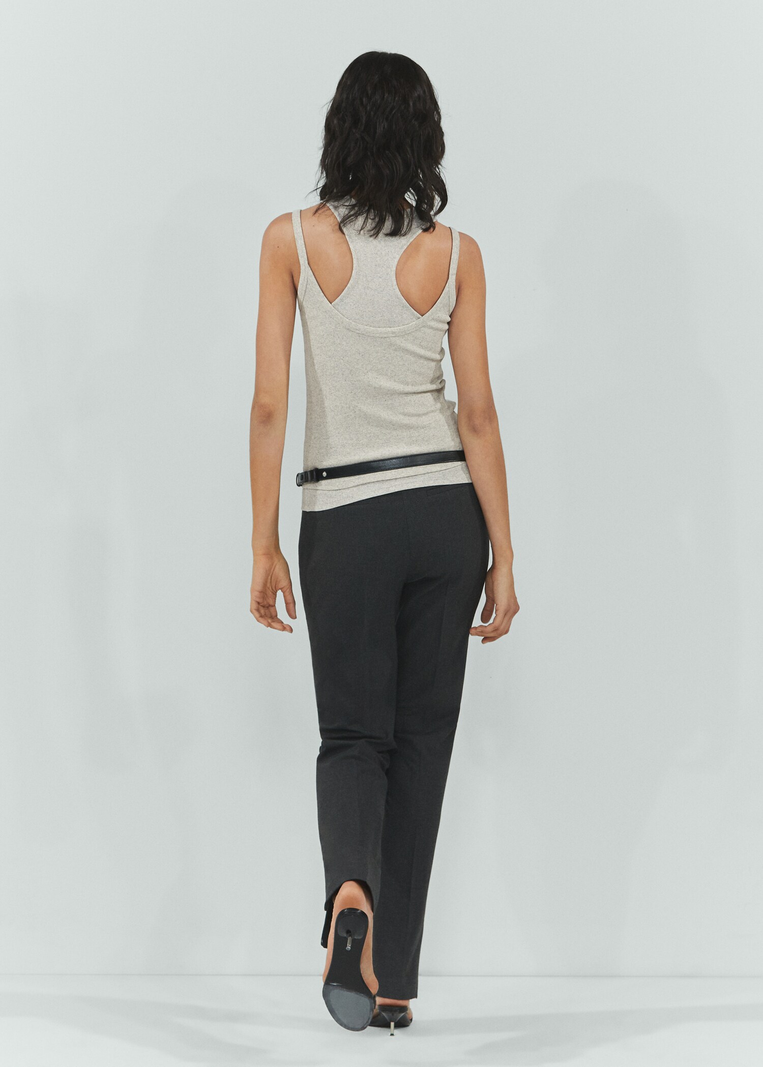 Cotton shirt with stud detail - Reverse of the article