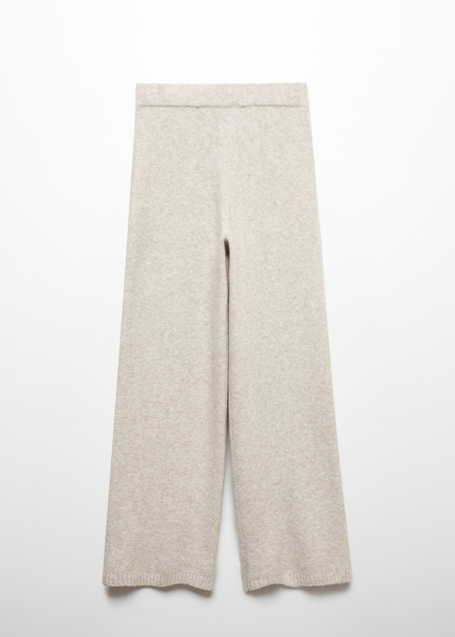Straight knitted trousers - Article without model