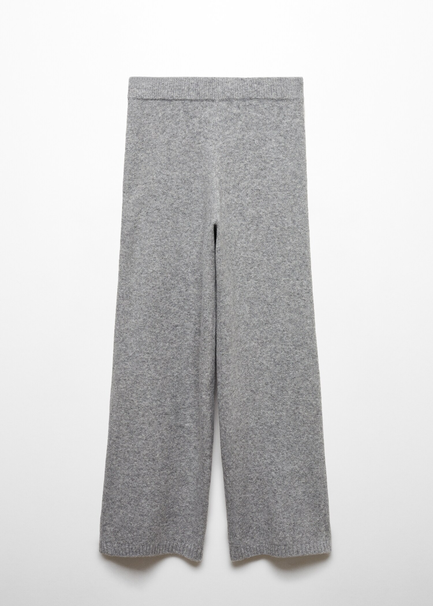 Cotton-linen knitted trousers  - Article without model