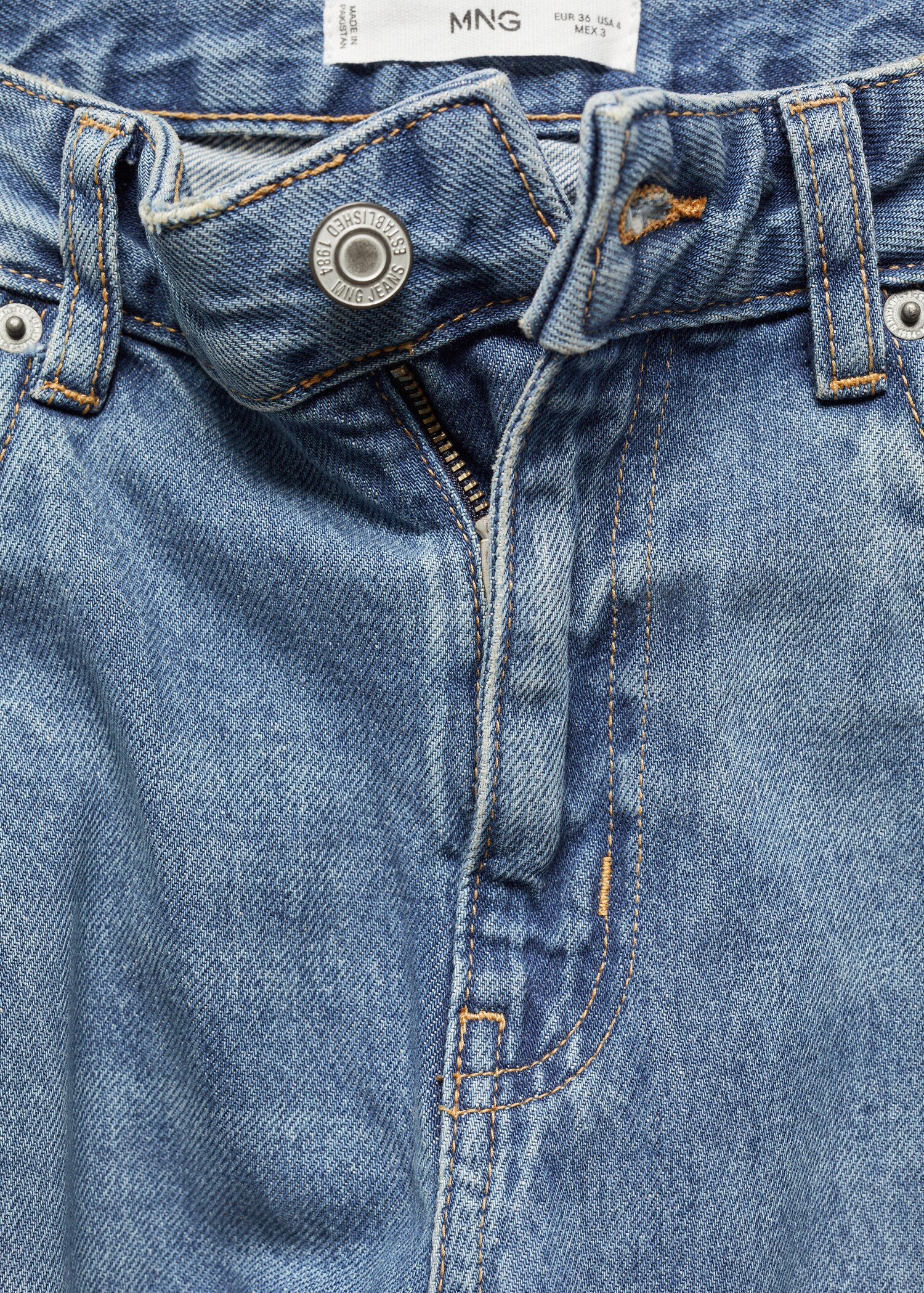 Jeans rectos pinzas - Detalle del artículo 8