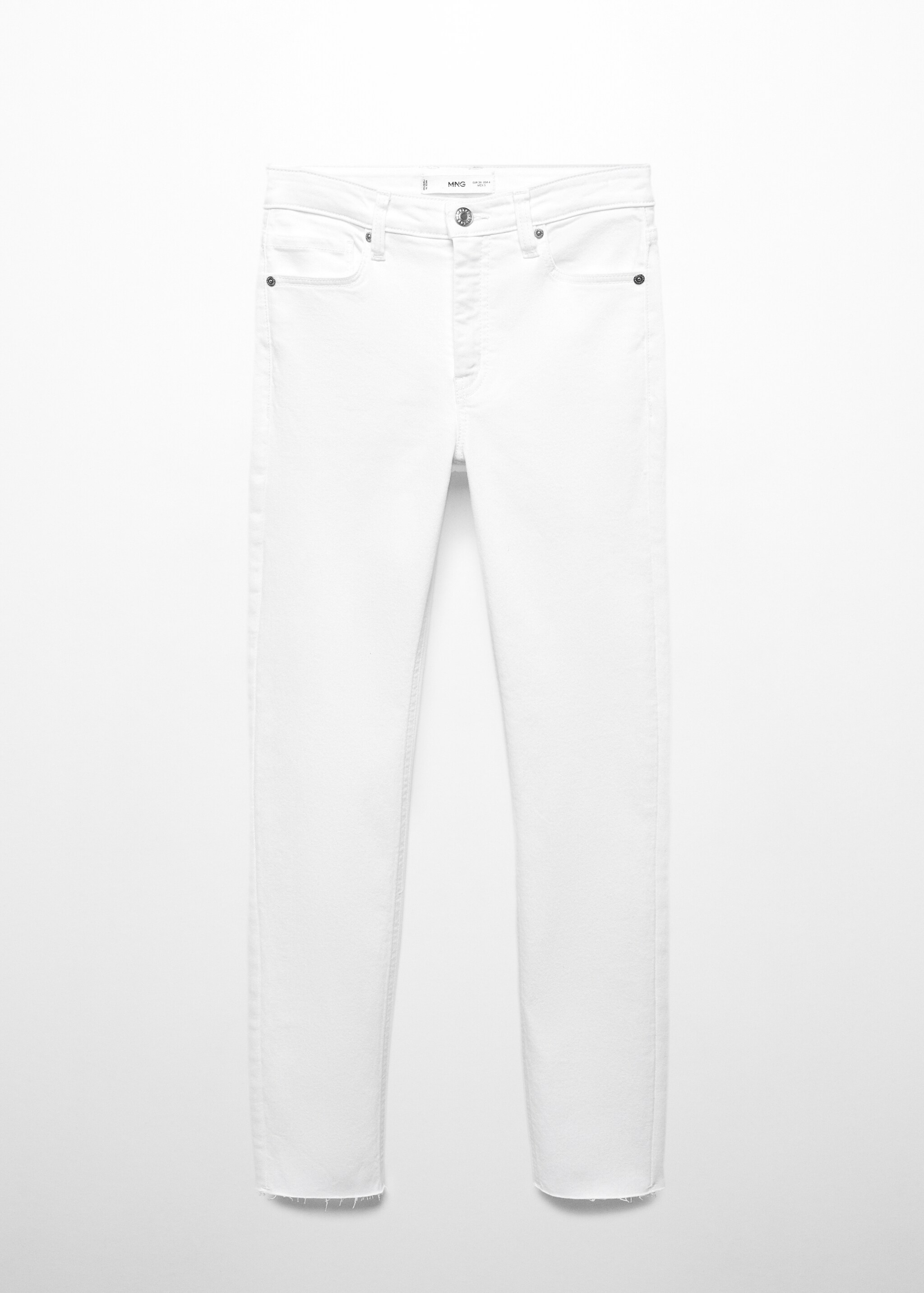 Укороченные джинсы-скинни - Изделие без модели