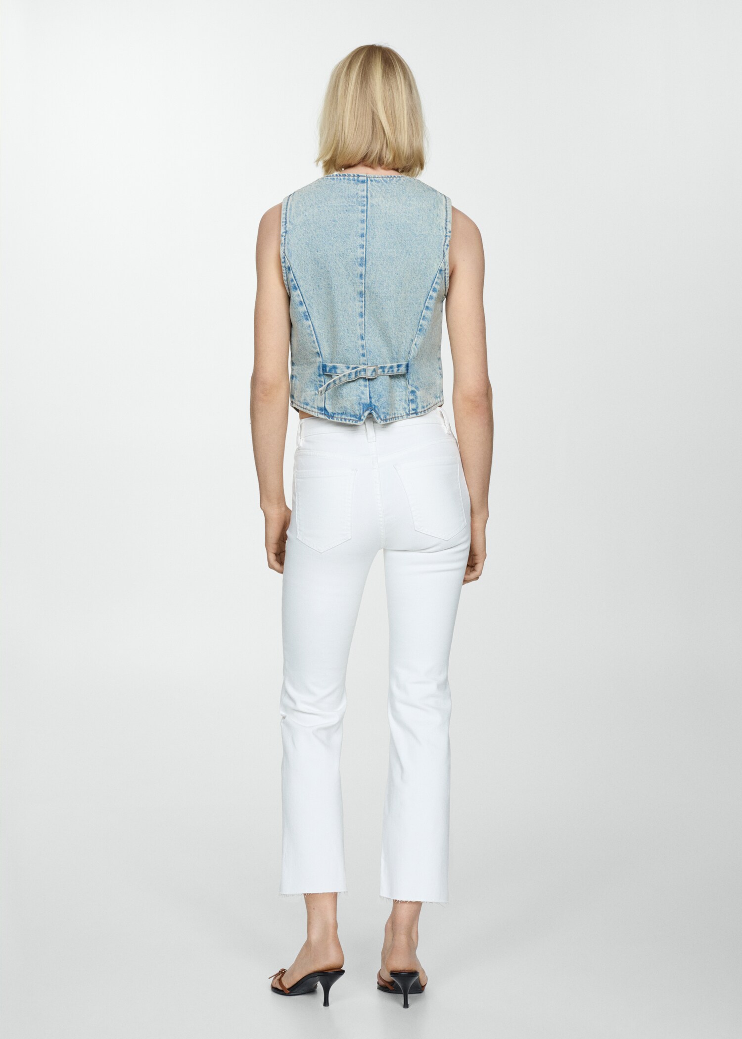 Jeans Sienna flare crop - Reverso del artículo