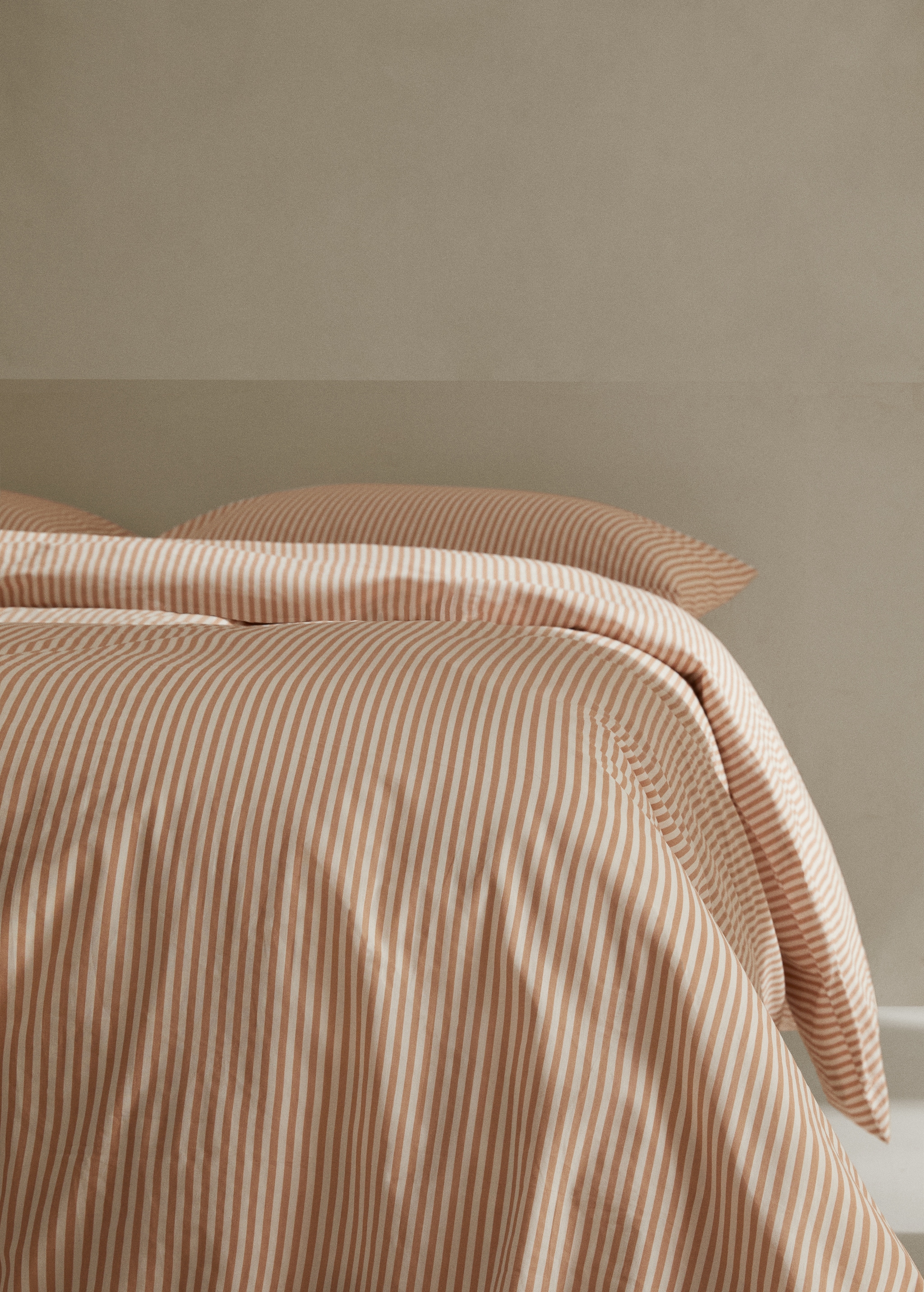 Striped cotton duvet cover Single bed - Details of the article 7