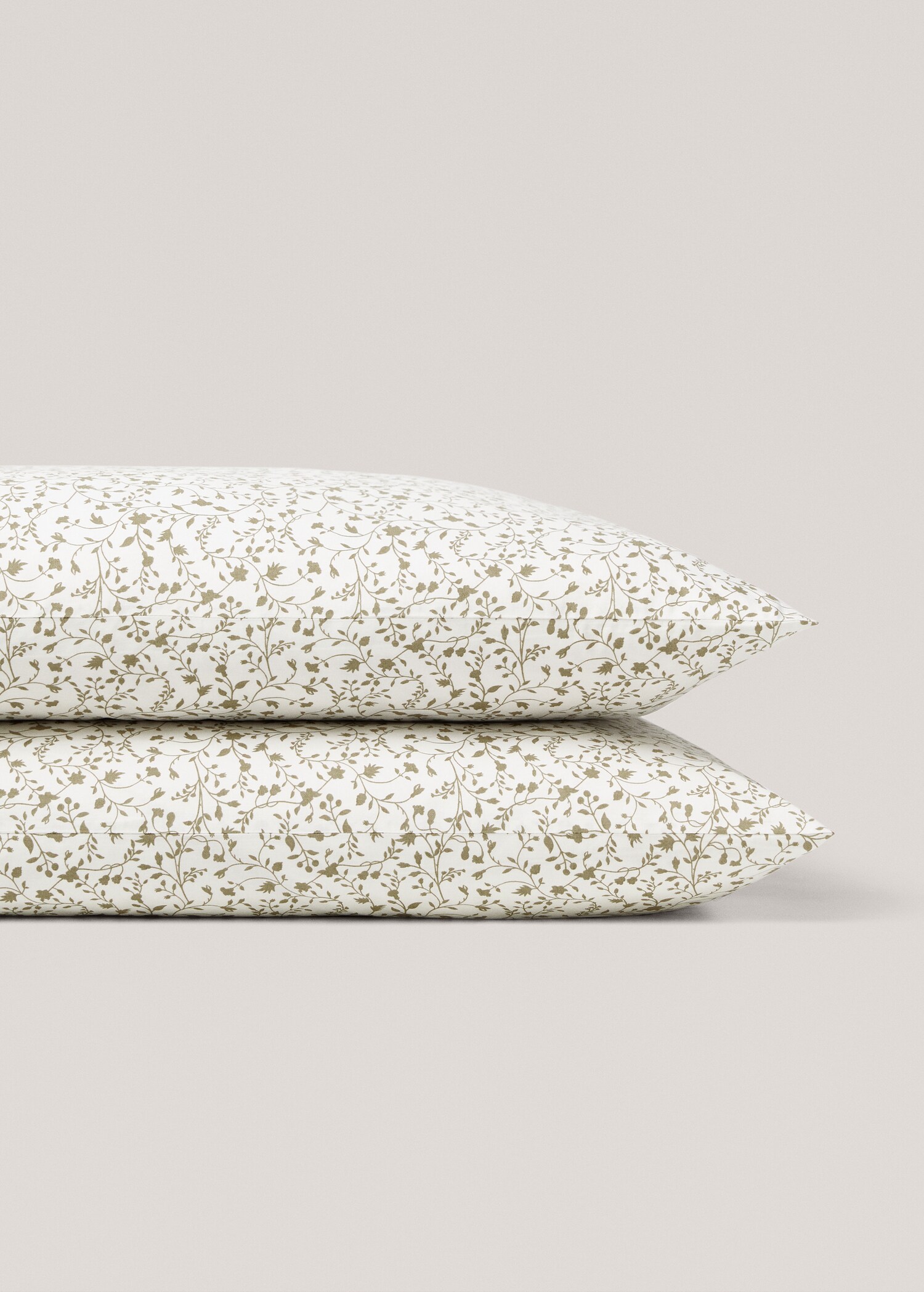 Multi-flower cotton pillowcase 50x75cm (Pack of 2) - Details of the article 1
