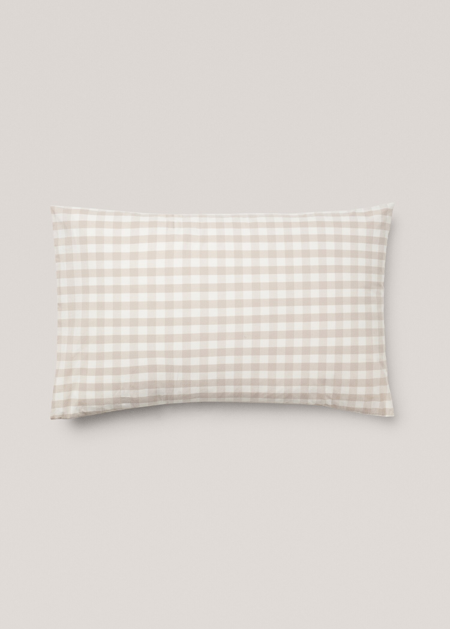 Poszewka na poduszkę z bawełny w kratę 50 x 75 cm - Artykuł bez modela/modelki
