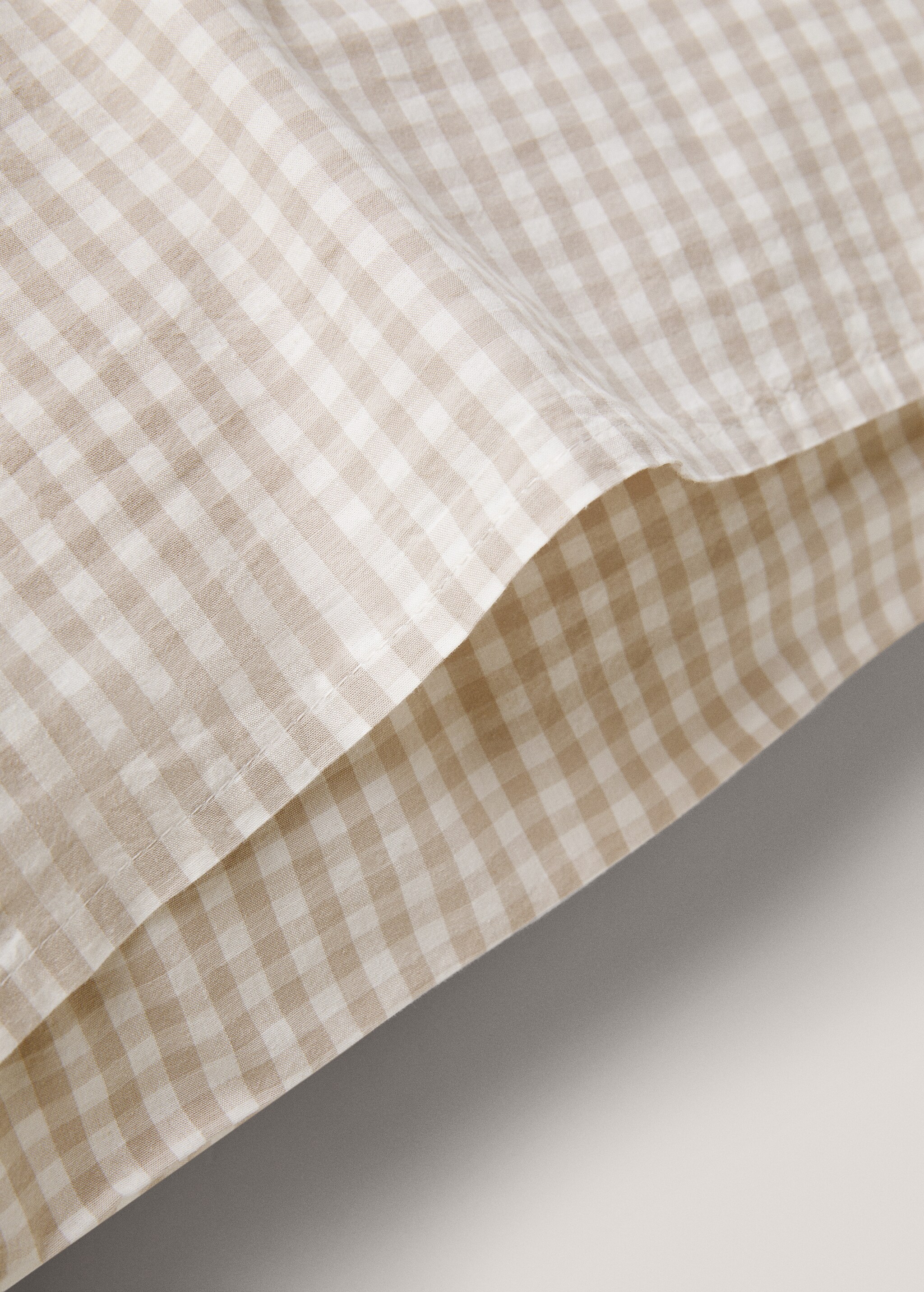 Vichy printed pillowcase 50X75cm - Details of the article 2