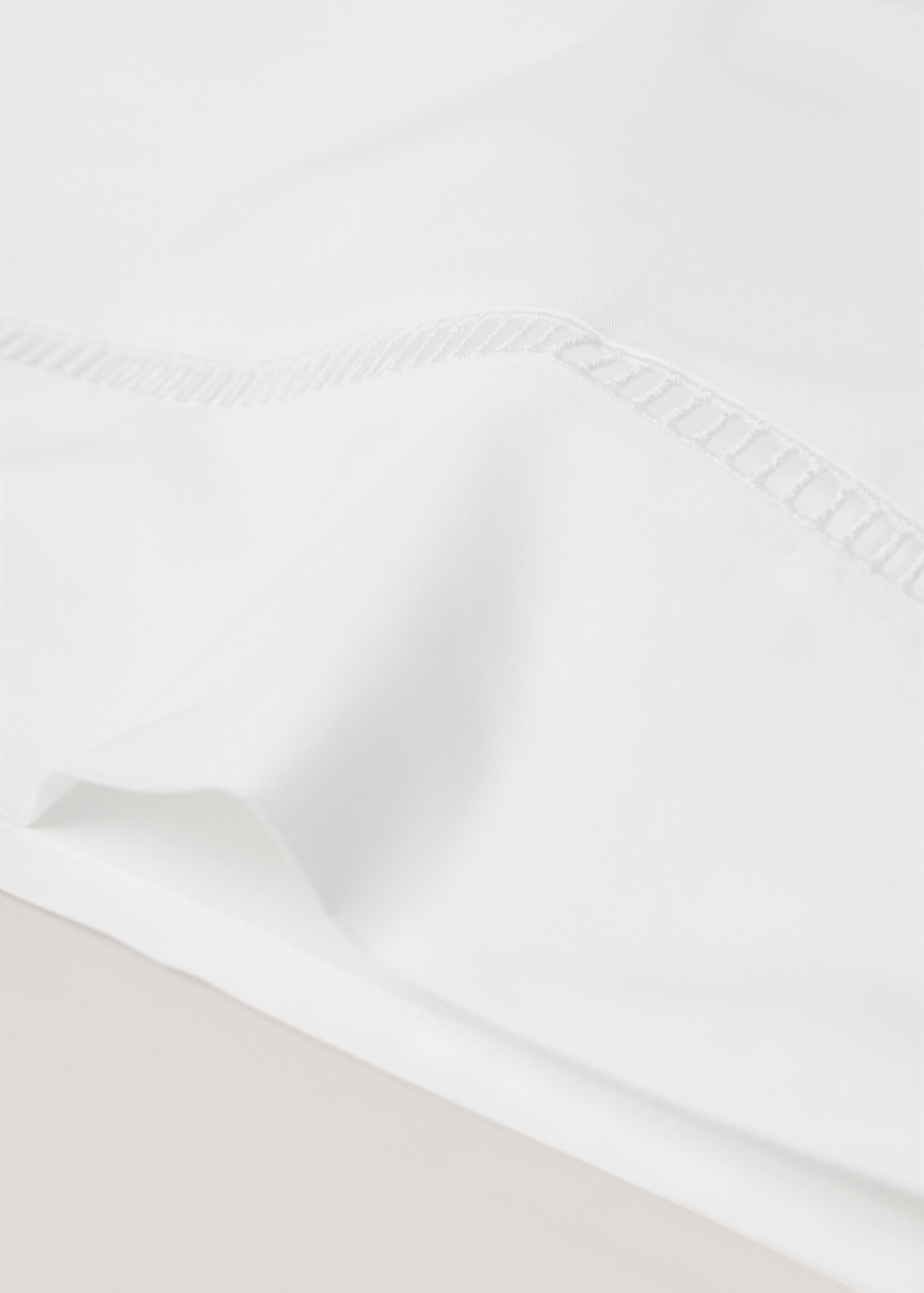 Pillowcase hemstitch detail 45x110cm - Details of the article 2