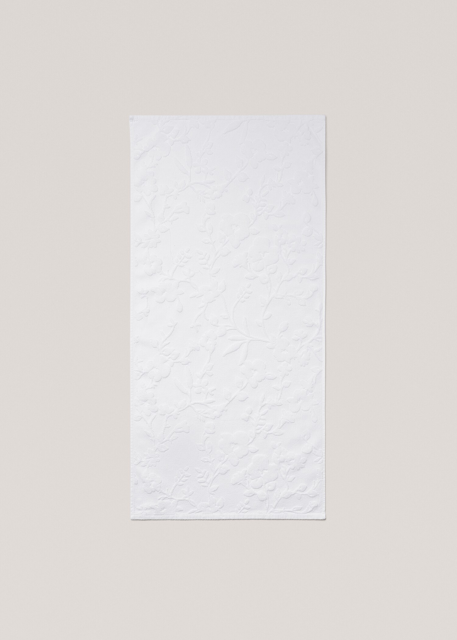 Asciugamano bidet jacquard fiore 50x90 cm - Dettaglio dell'articolo 3