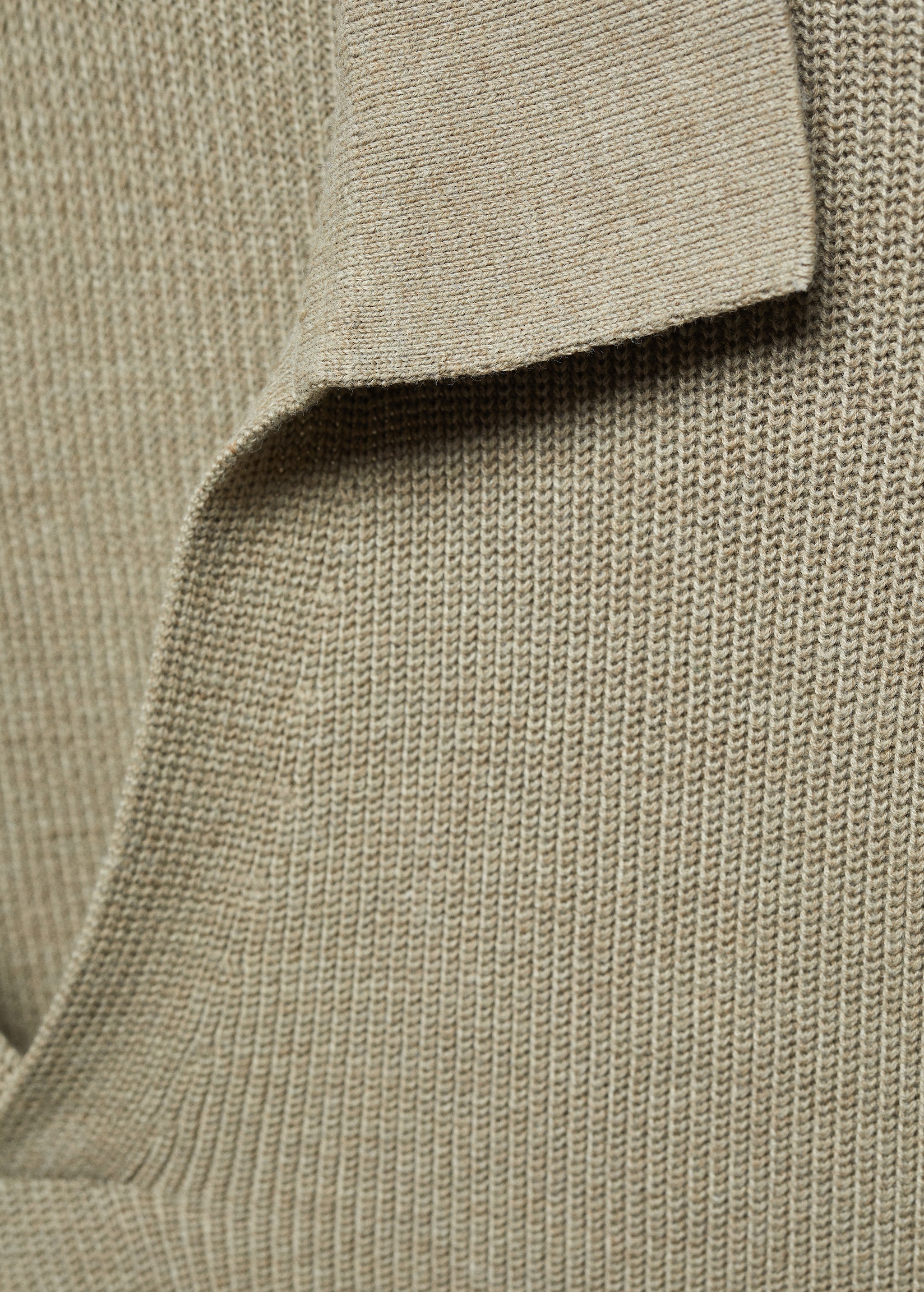 Ribbed knit polo shirt - Details of the article 8
