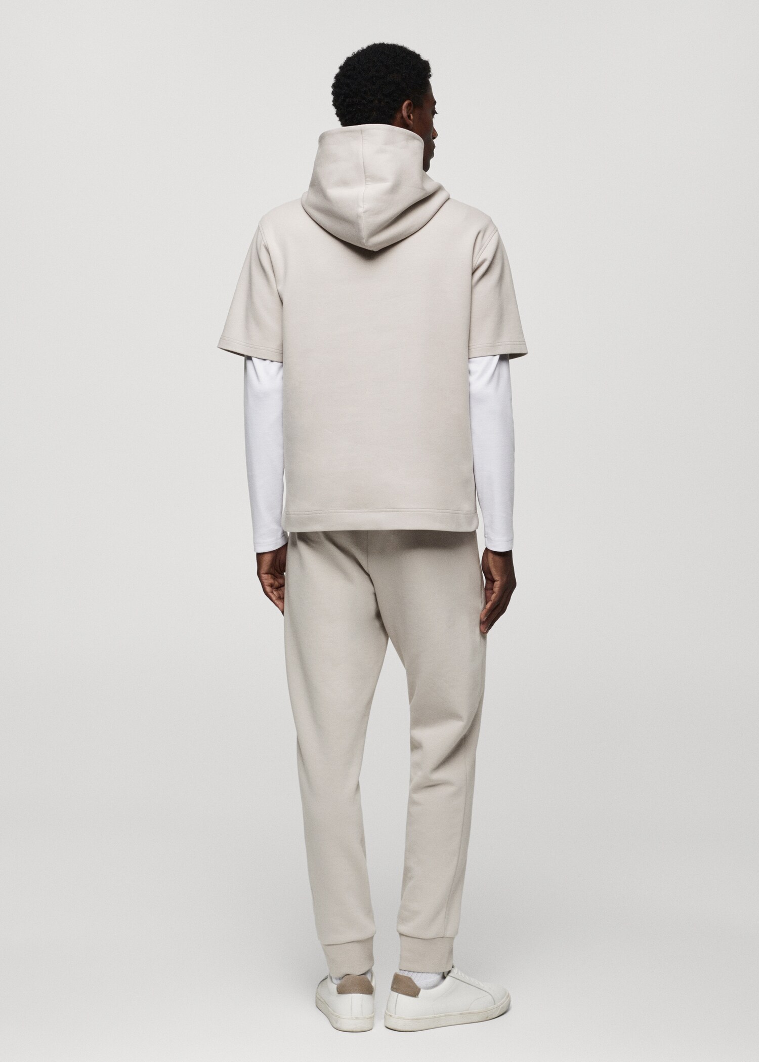 Bjorn Borg hoodie sweatshirt, heren trui met capuchon dik, lichtgrijs melange Bjorn Borg hoodie sweatshirt, heren trui met capuchon dik, lichtgrijs melange