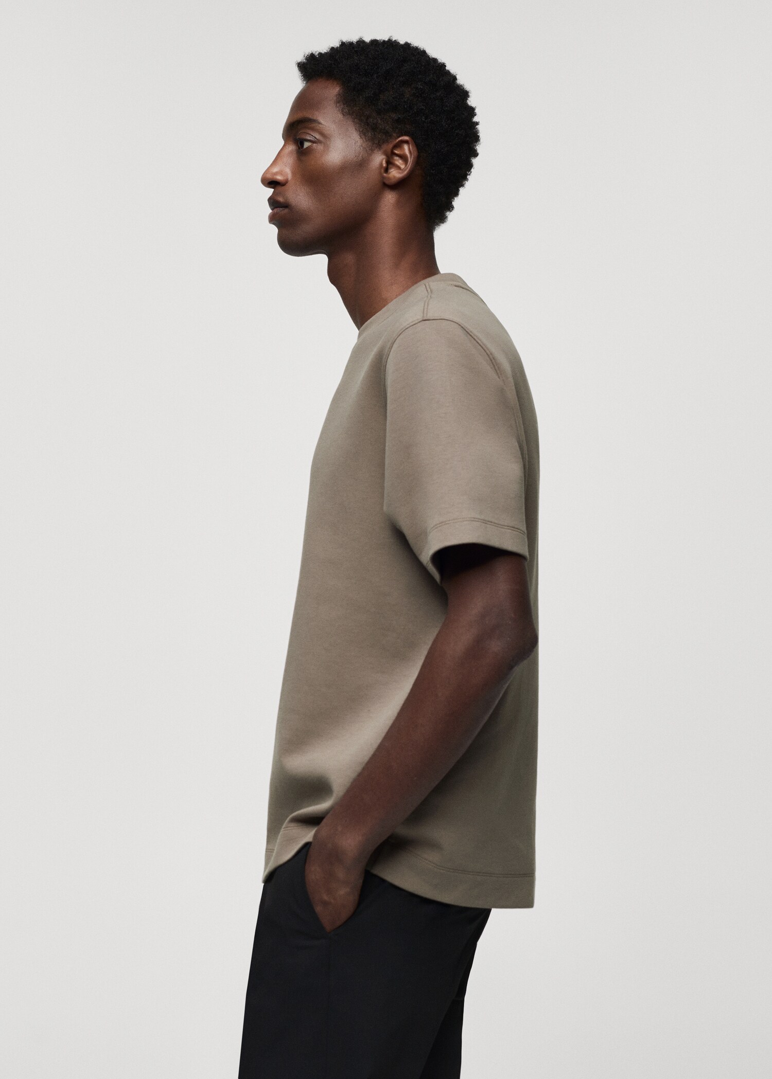 Katoenen T-shirt van een dikke stof - Detail van het artikel 2