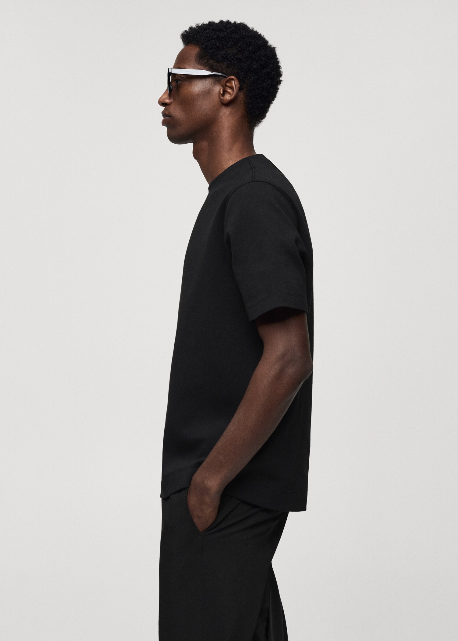 Katoenen T-shirt van een dikke stof - Detail van het artikel 2