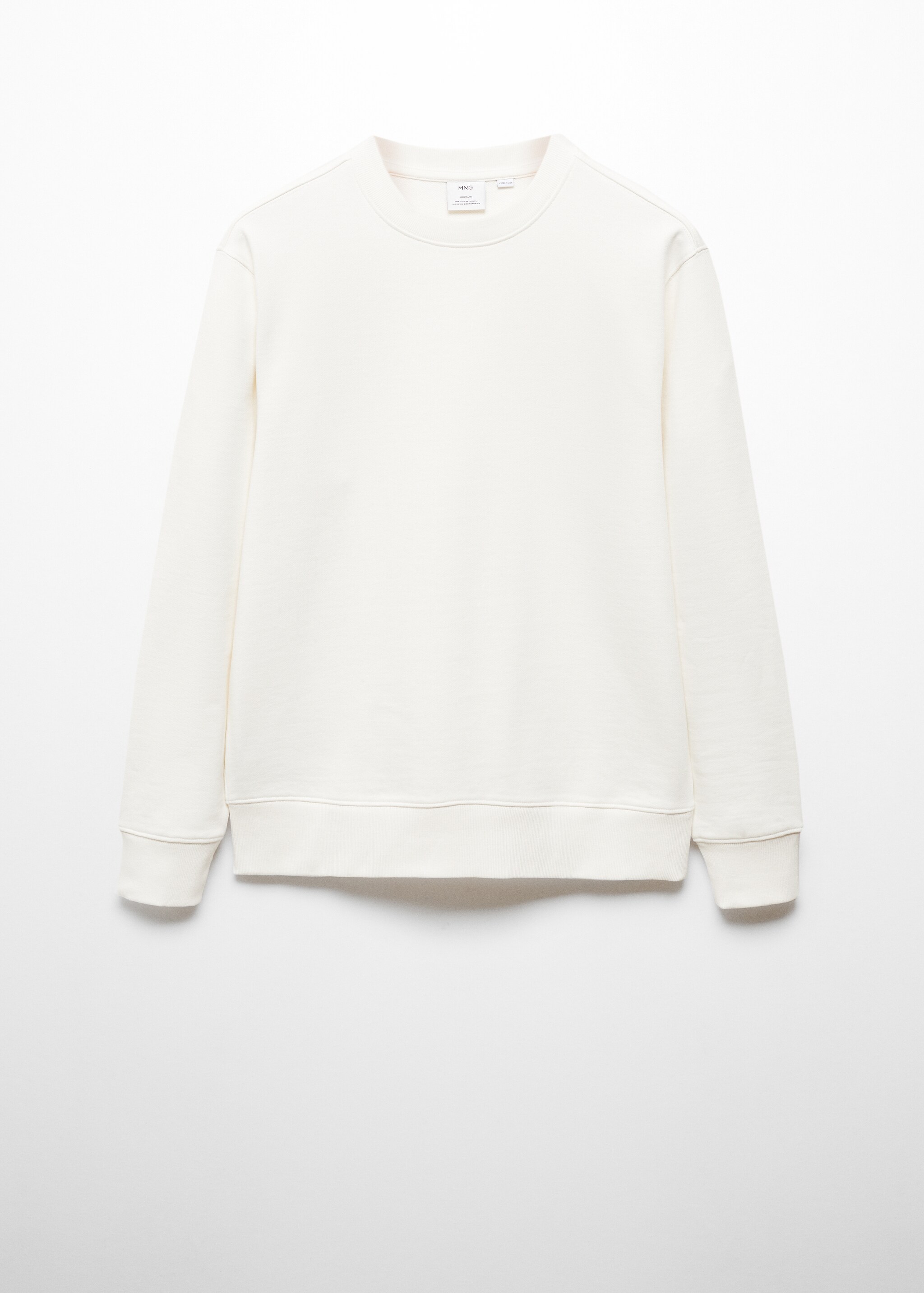 Sweatshirt básica de 100% algodão - Artigo sem modelo