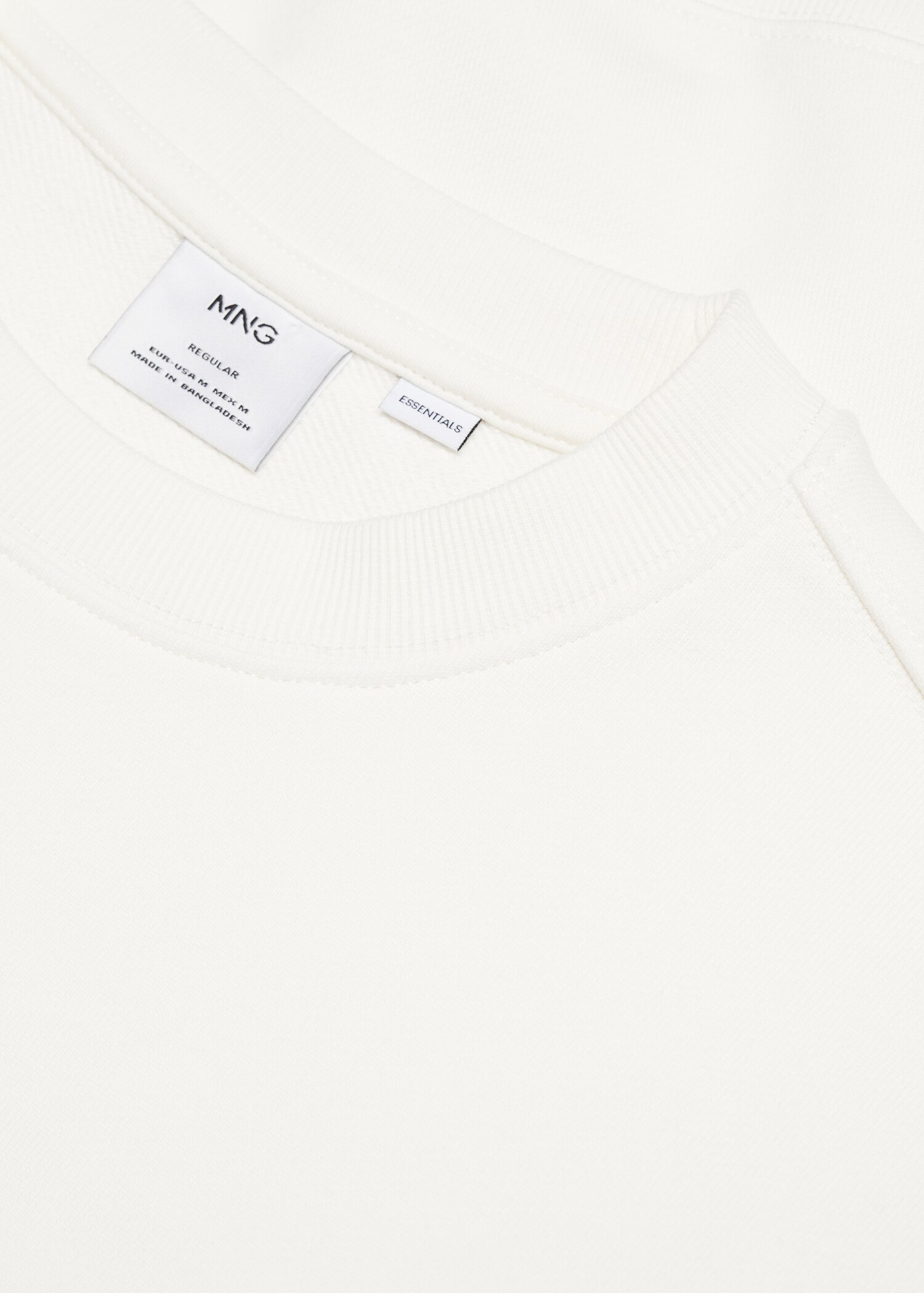 100% cotton basic sweatshirt  - Details of the article 8