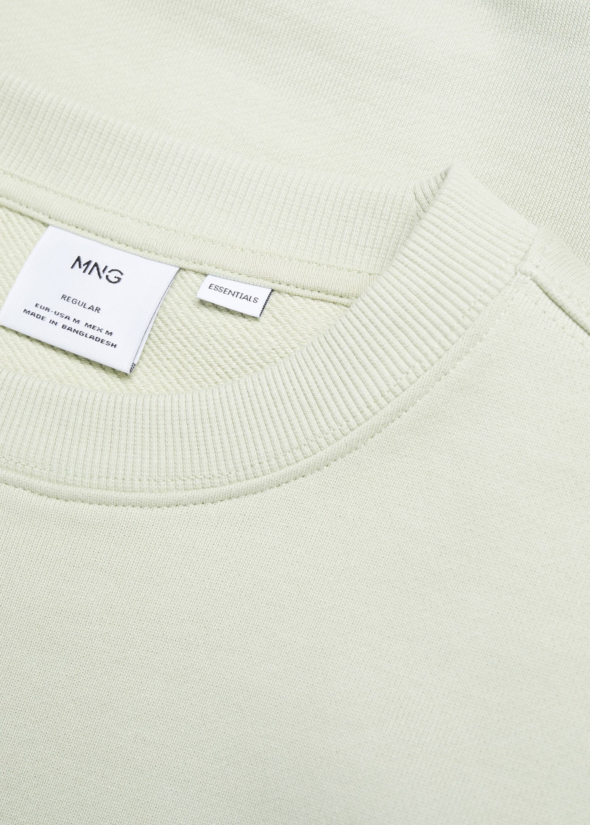100% cotton basic sweatshirt  - Details of the article 8