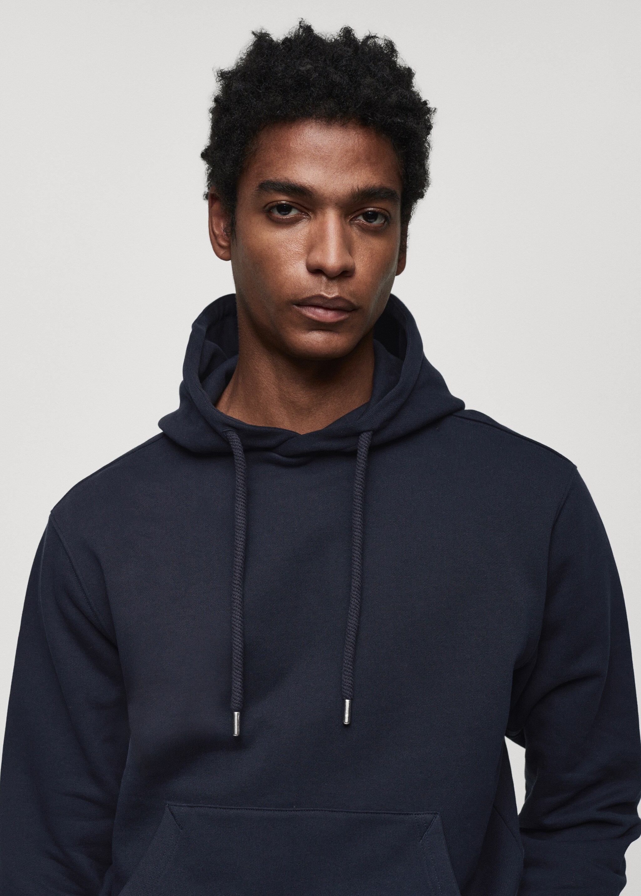 Lightweight cotton hooded sweatshirt - Details of the article 1