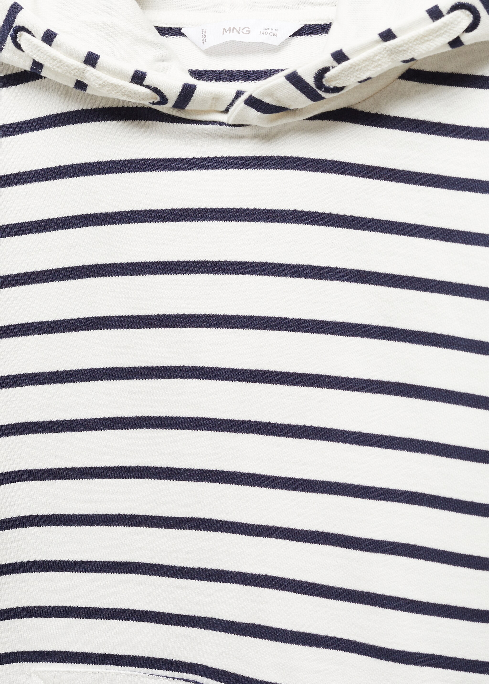 Striped hooded sweatshirt - Details of the article 8