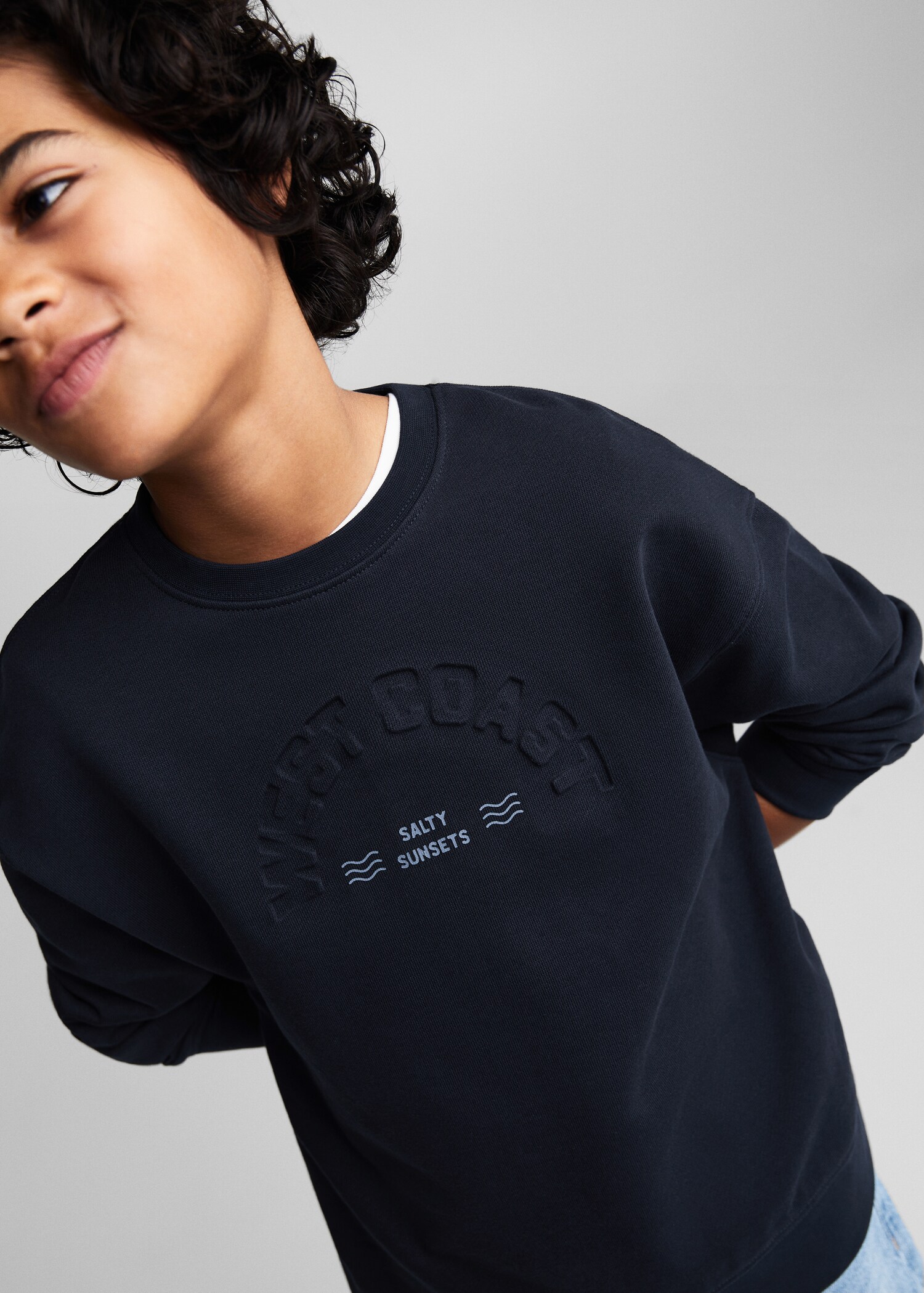 Sudadera mensaje relieve - Detalle del artículo 1
