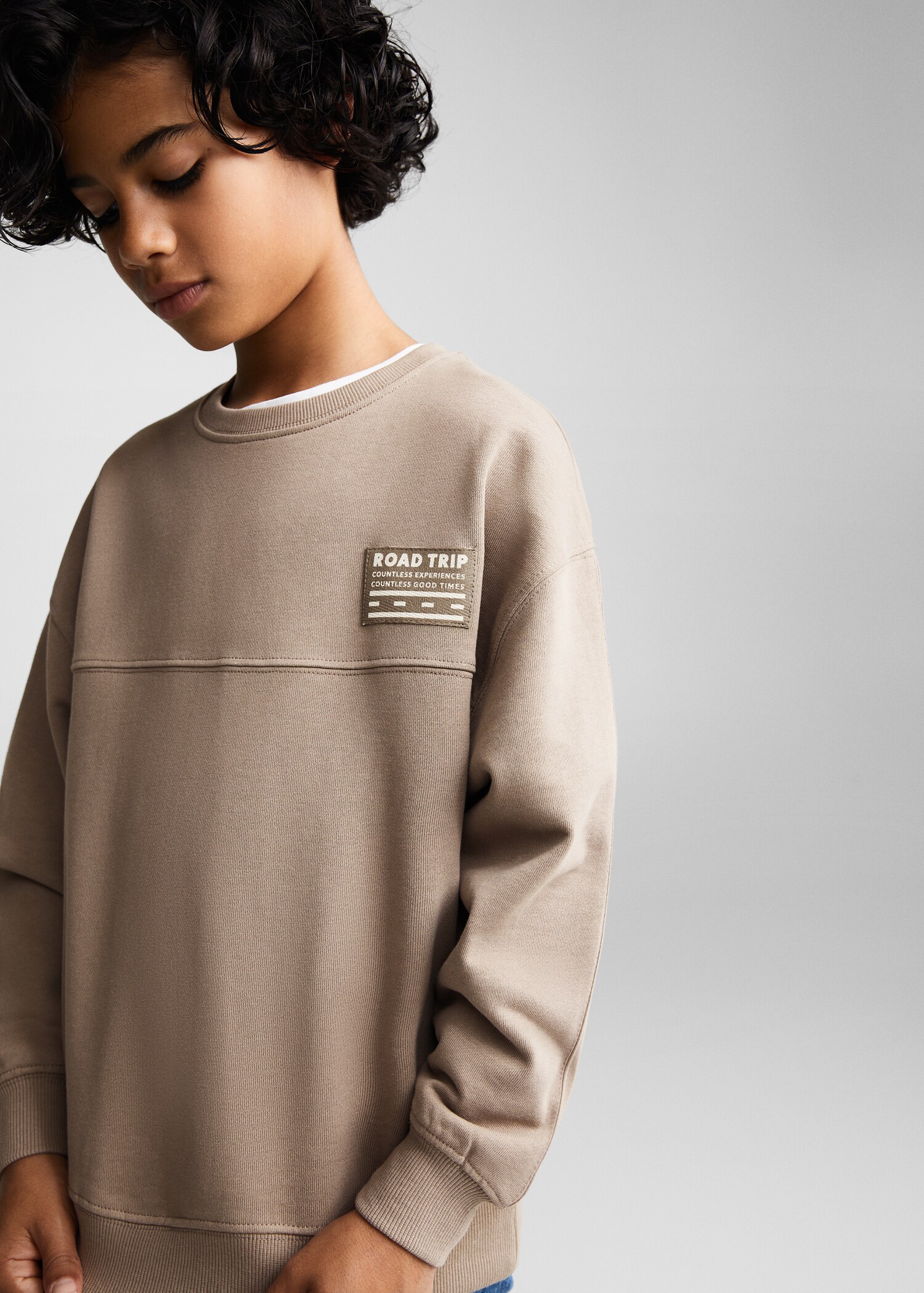 Message cotton sweatshirt - Details of the article 1