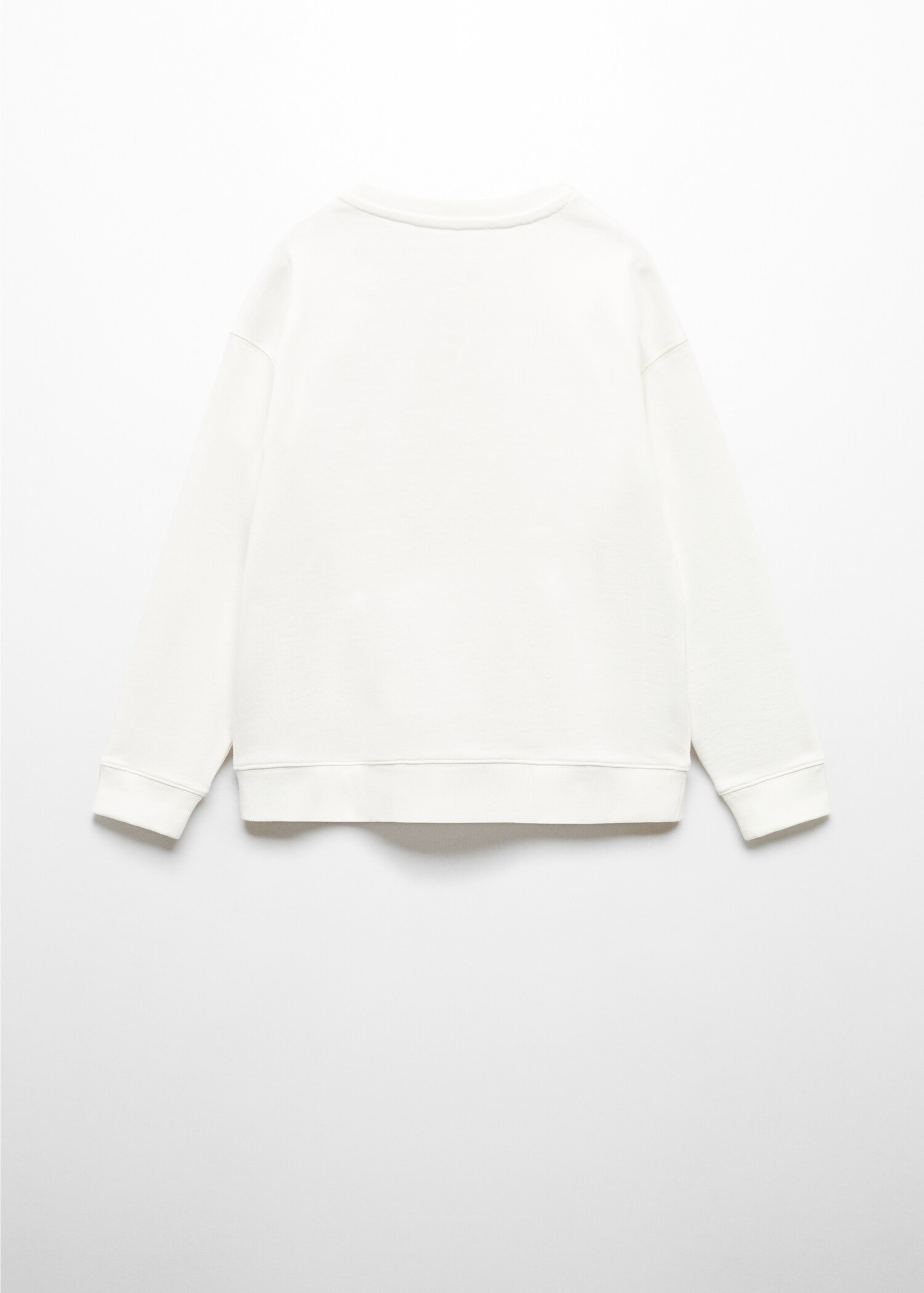 Sudadera mensaje estampado - Reverso del artículo