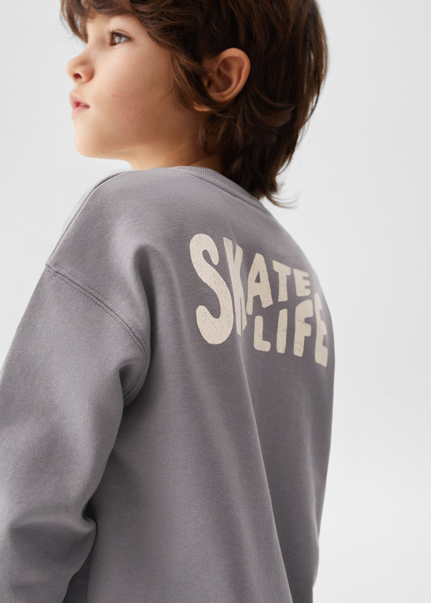 Sweater coton message - Verso de l’article