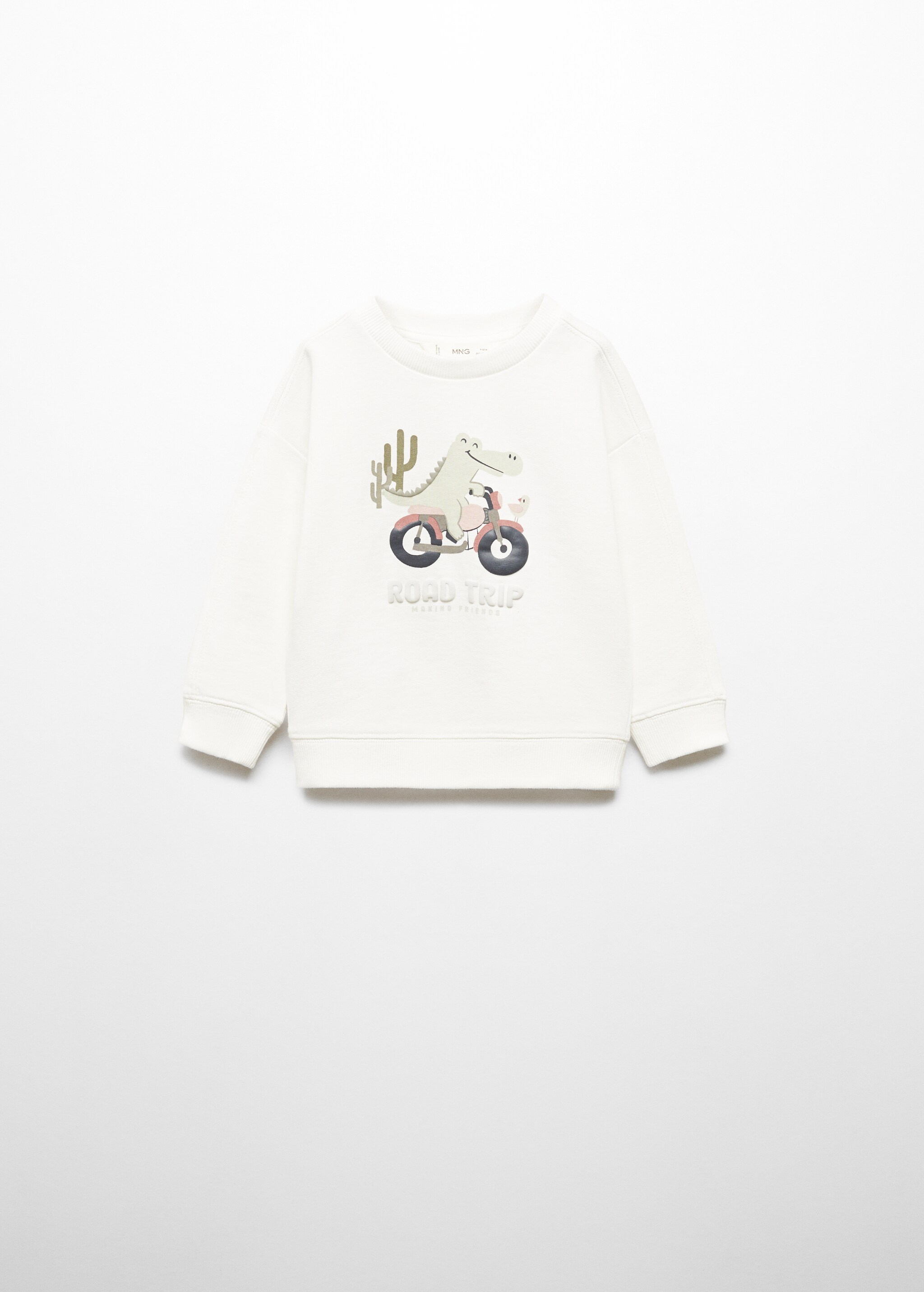 Printed cotton sweatshirt - Article without model