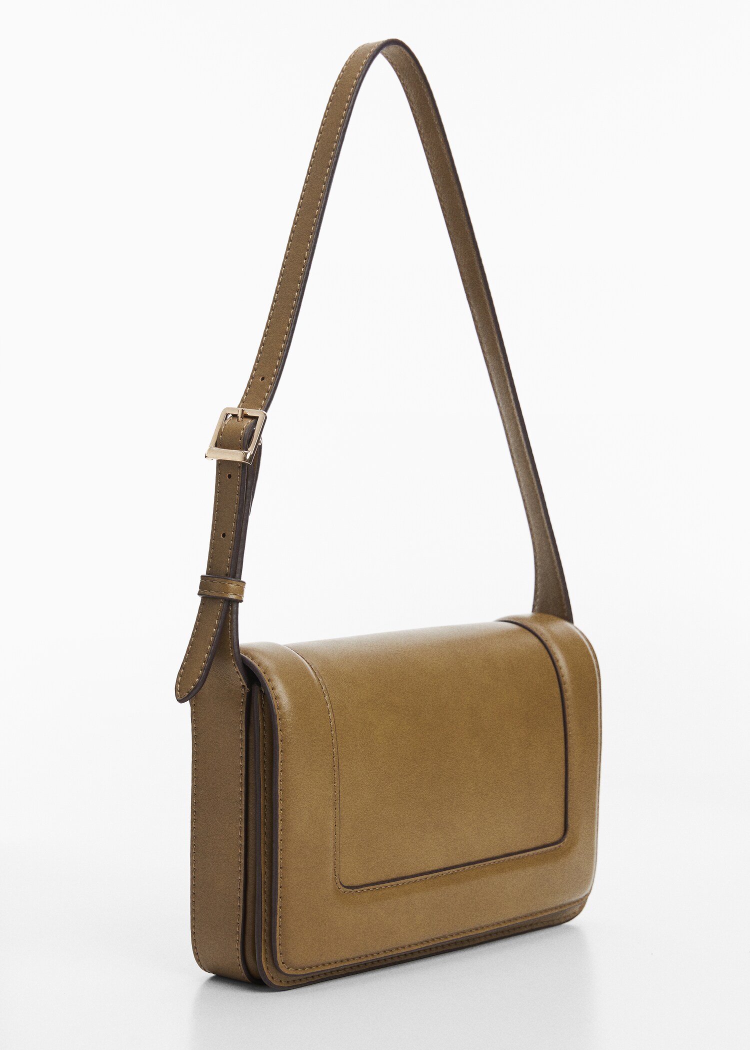 Geantă crossbody cu capac - Plan mediu