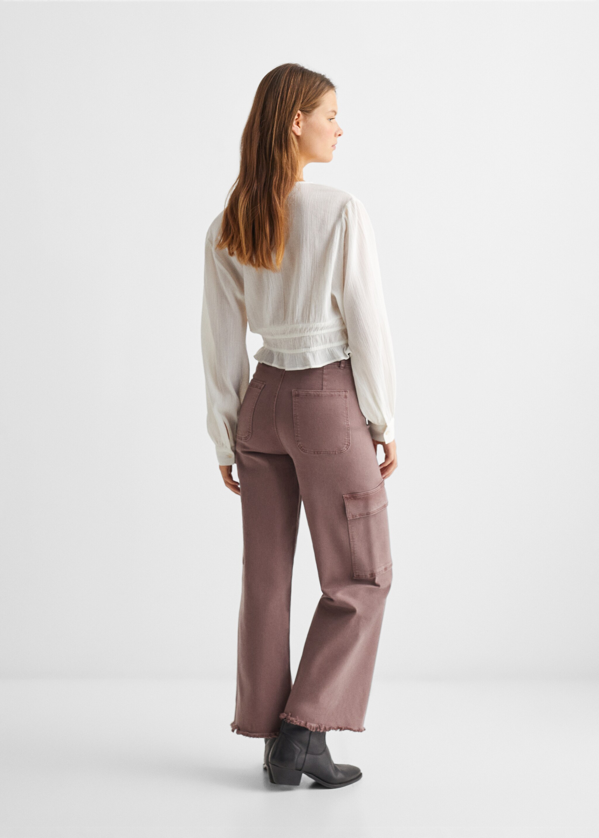 Cargo culotte pants - Reverse of the article