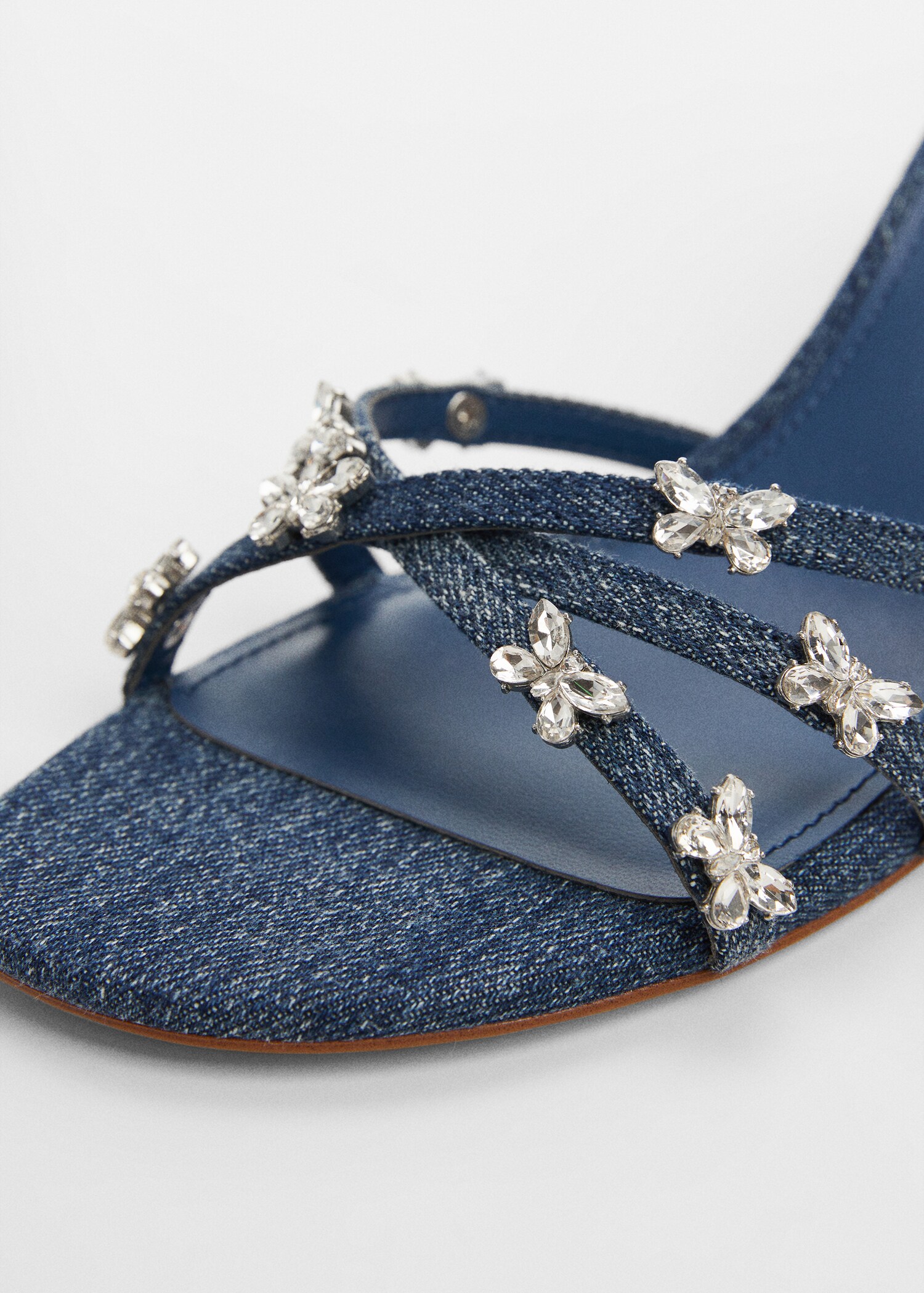 Heeled denim sandals - Details of the article 2