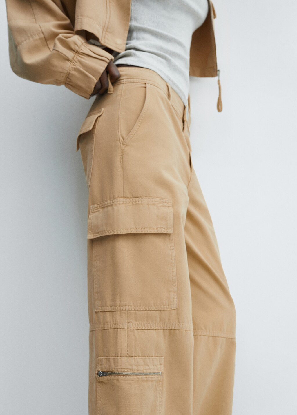 Mango pantalon cargo sale