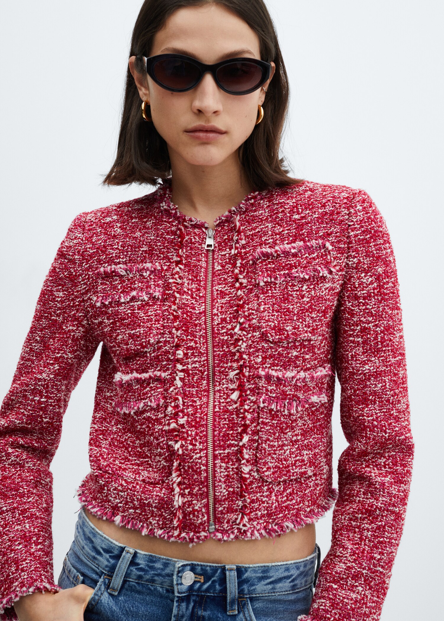 Pocket tweed jacket - Details of the article 1
