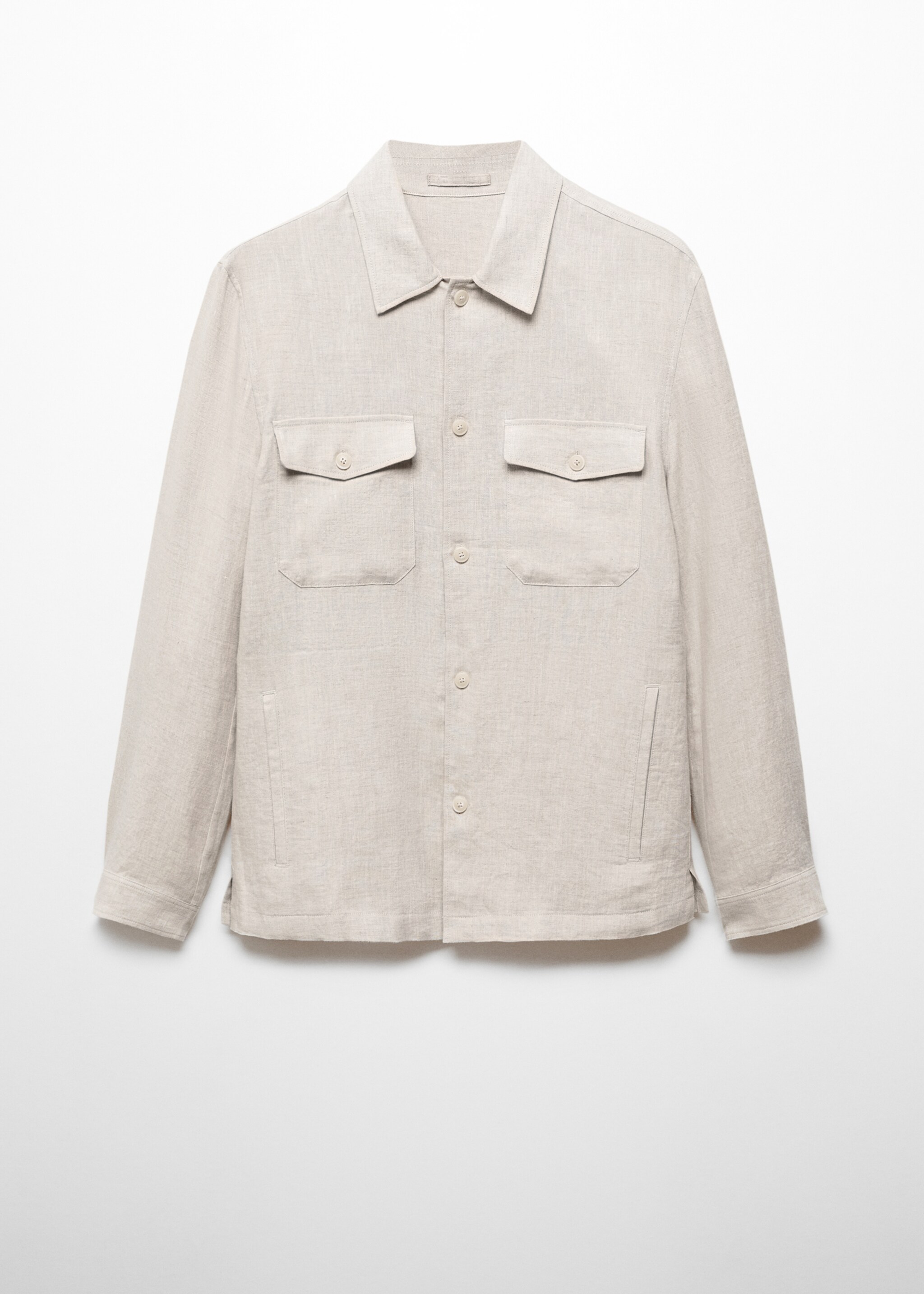 Surchemise 100 % lin poches - Article sans modèle