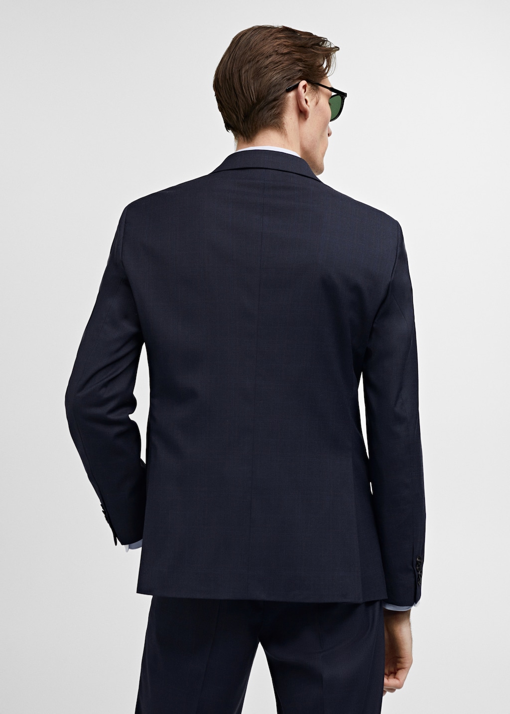 Stretch fabric slim fit suit blazer Men MANGO USA