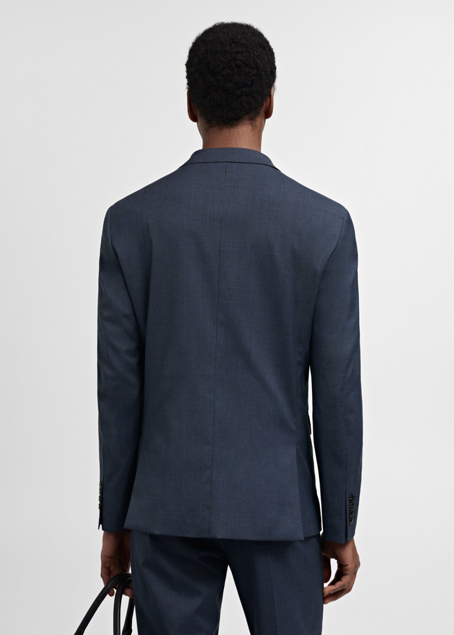 Blazer de fato stretch super slim fit - Verso do artigo