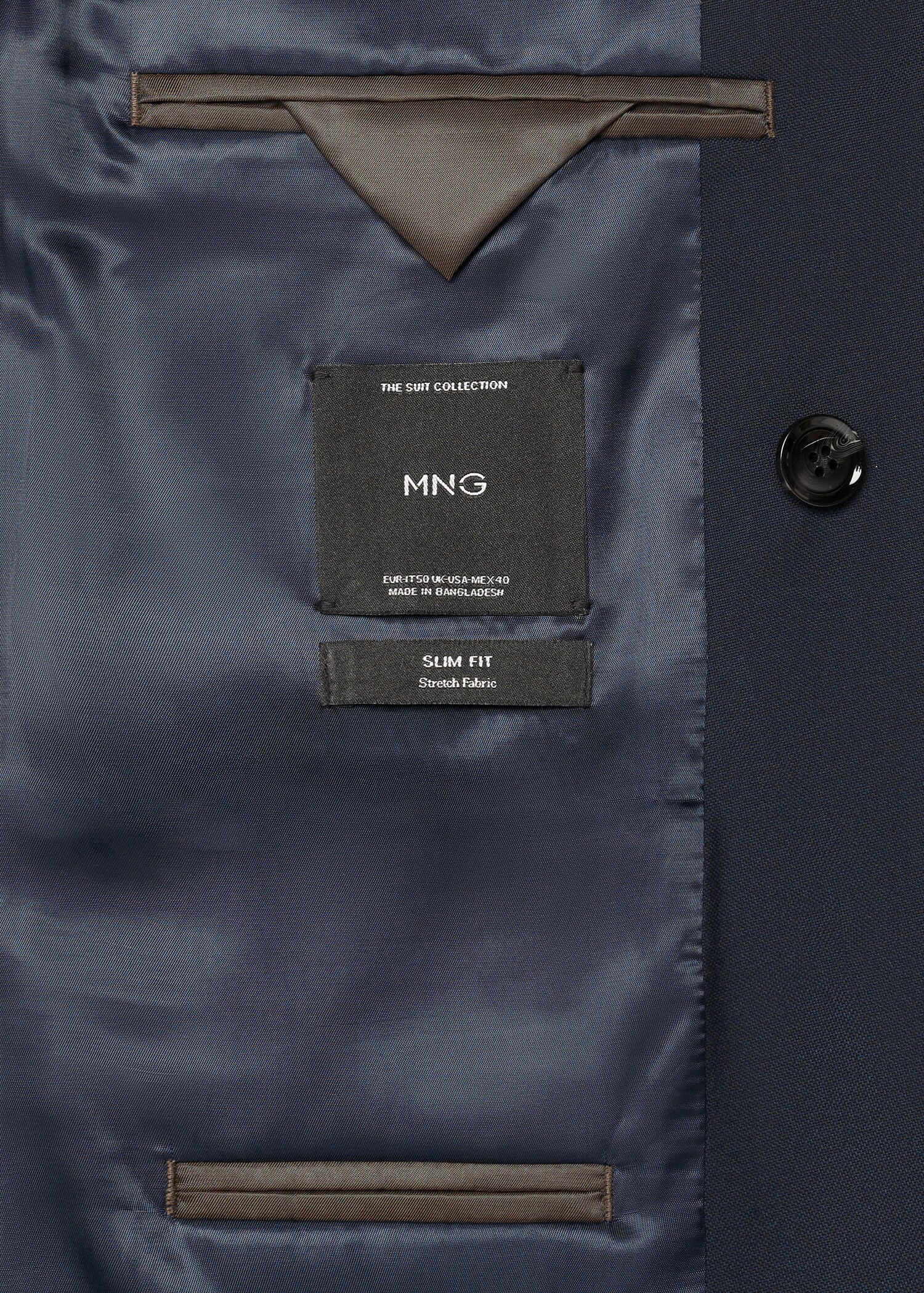 Slim Fit-Anzugblazer in Wickel-Optik - Detail des Artikels 0