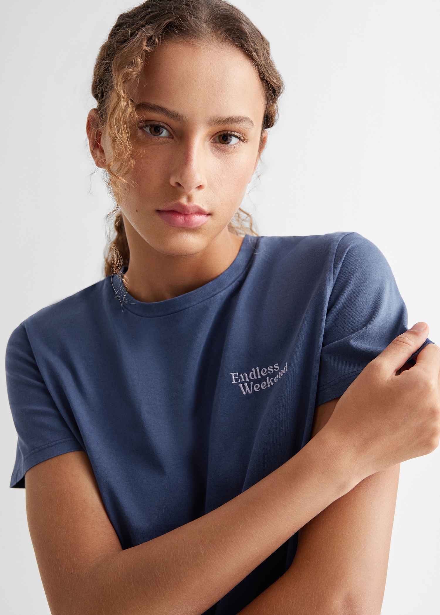 T-Shirt mit Textaufdruck - Detail des Artikels 1