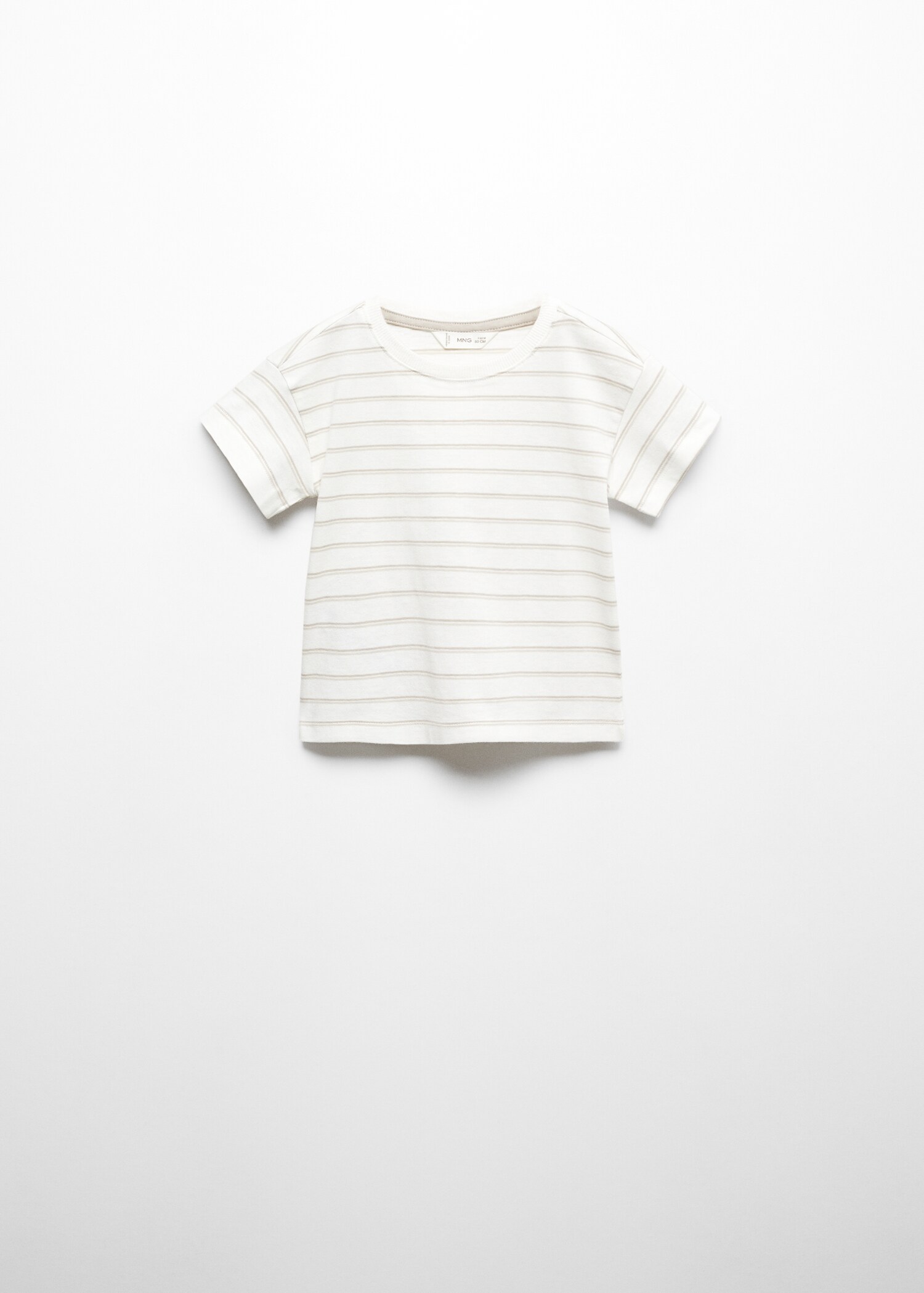 Striped cotton T-shirt - Article without model