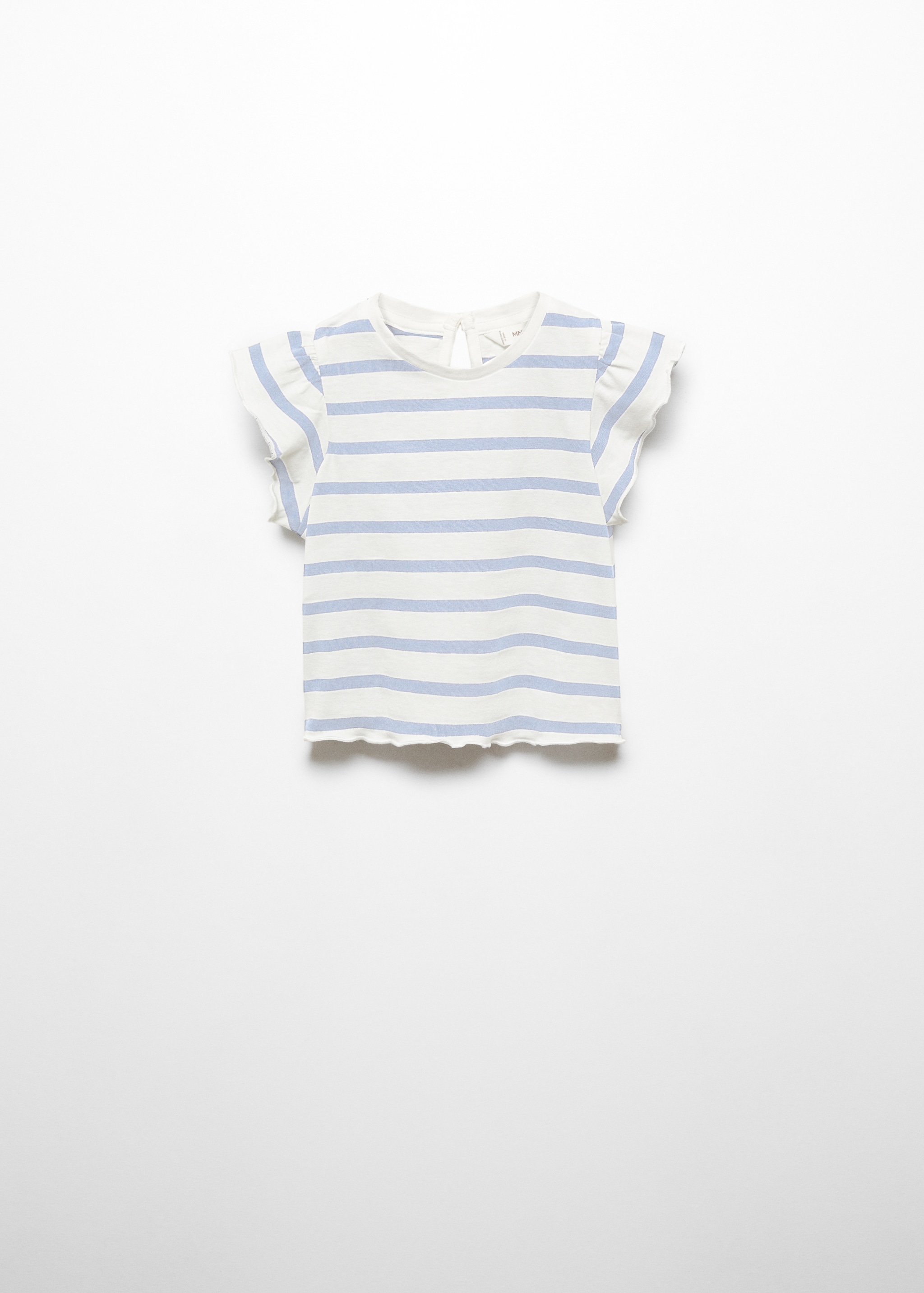 Ruffled striped t-shirt - Article without model