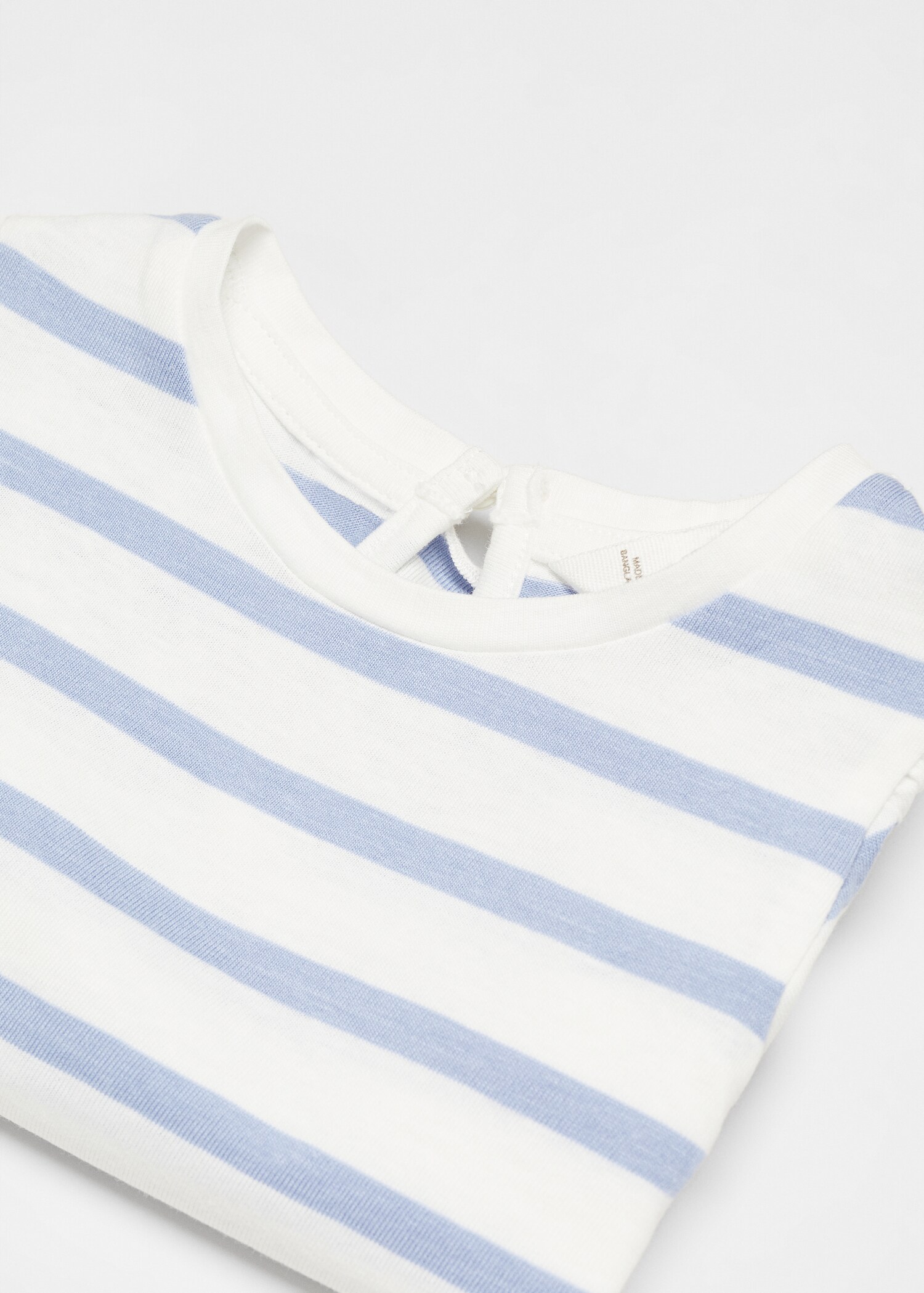 T-shirt às riscas com folhos - Pormenor do artigo 8
